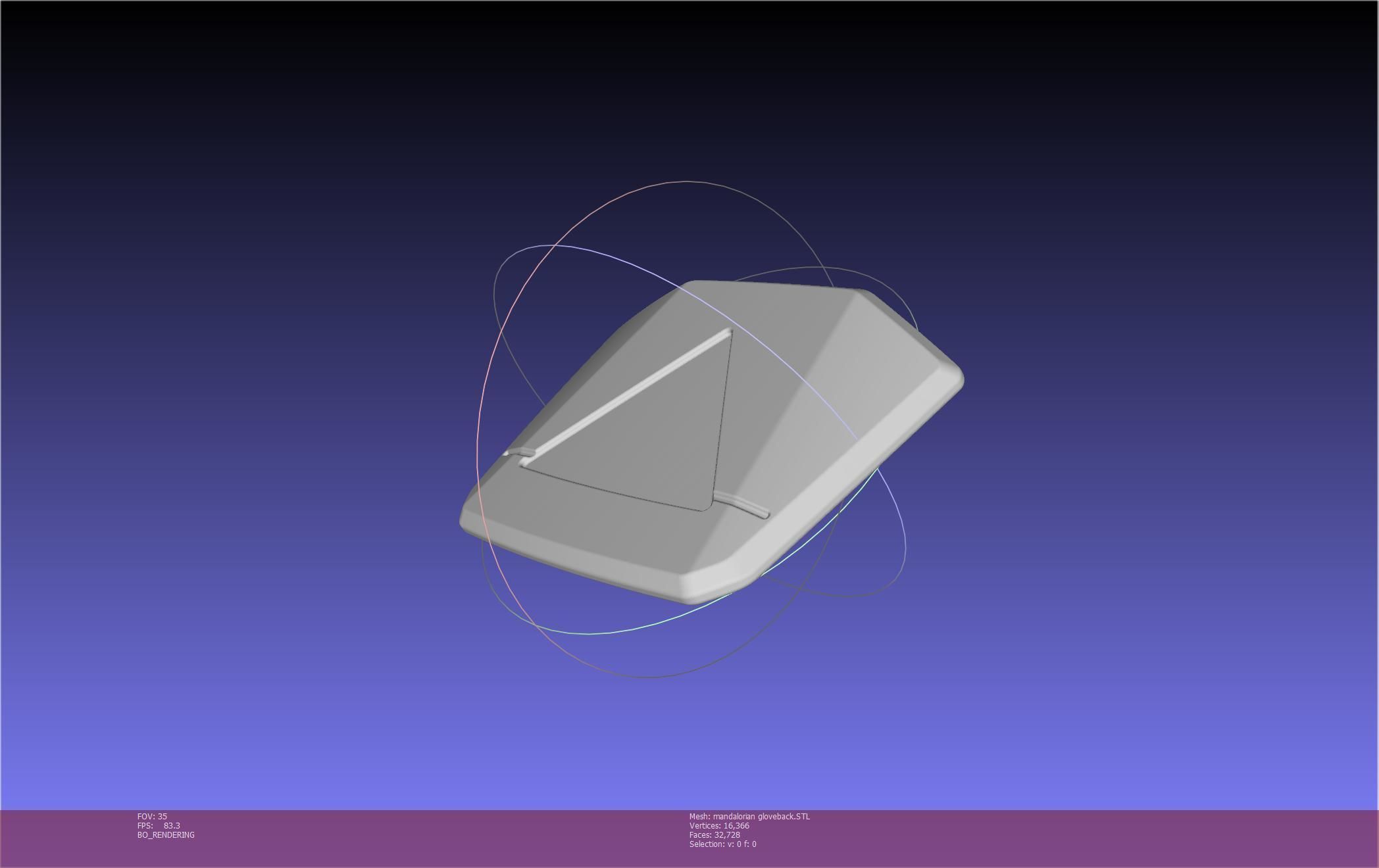 Star Wars Mandalorian Glove Cover Printable Model 3D print model_48