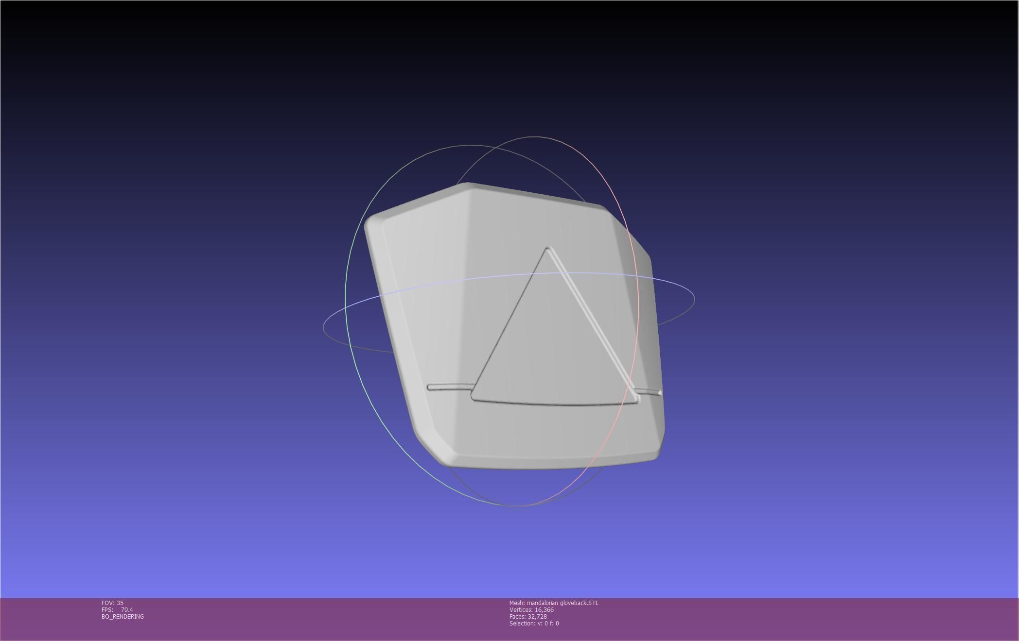 Star Wars Mandalorian Glove Cover Printable Model 3D print model_61