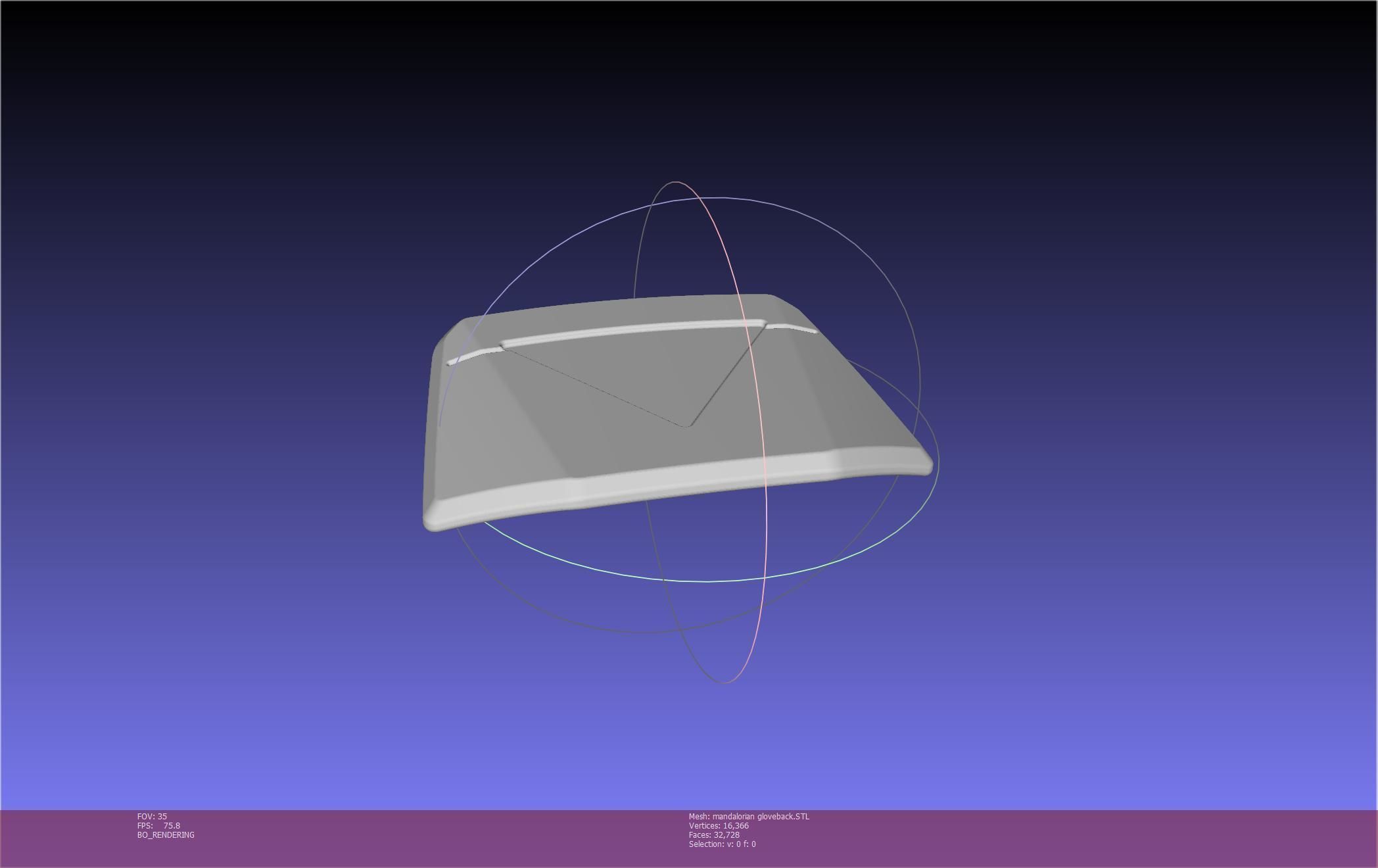 Star Wars Mandalorian Glove Cover Printable Model 3D print model_38