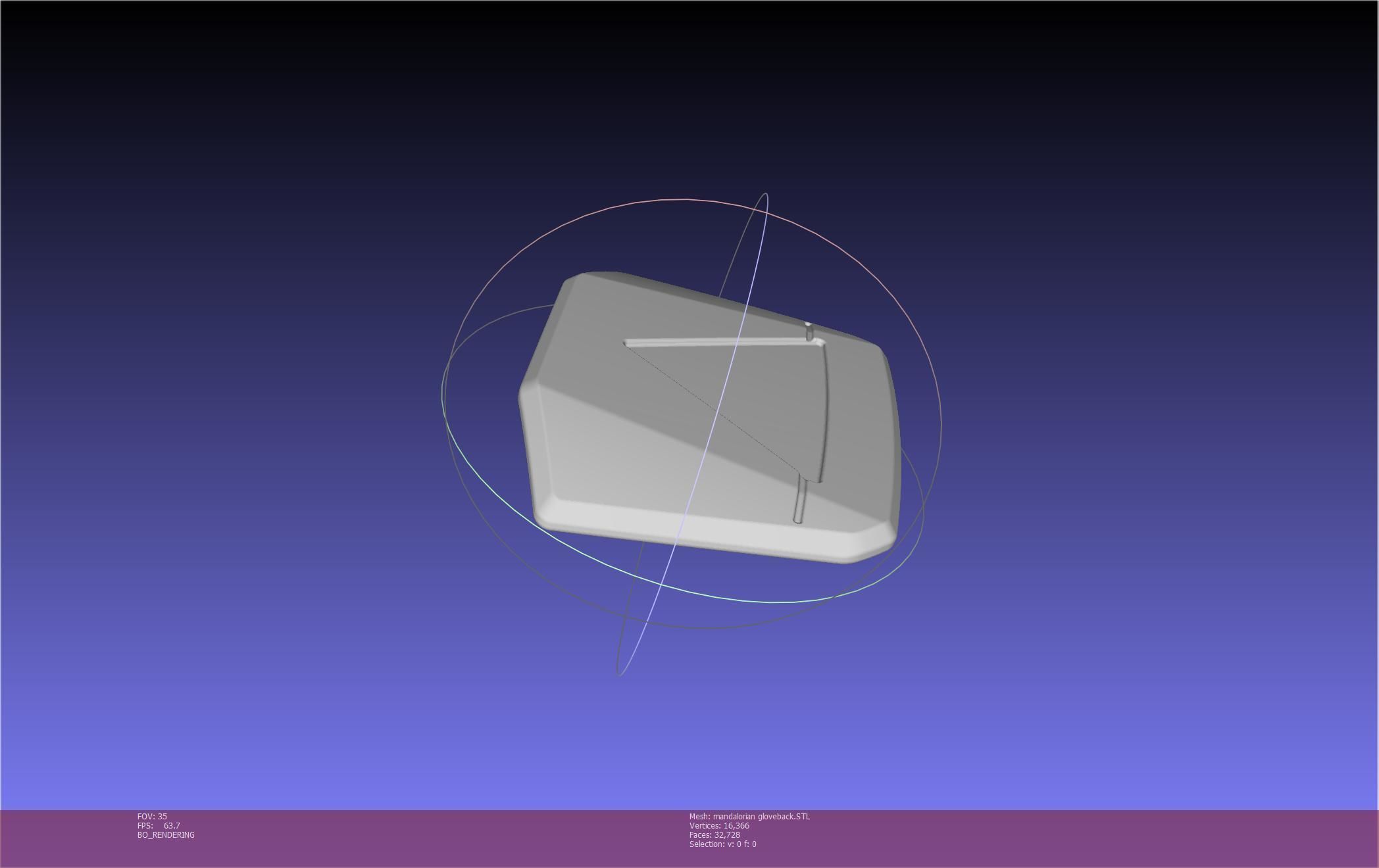 Star Wars Mandalorian Glove Cover Printable Model 3D print model_82