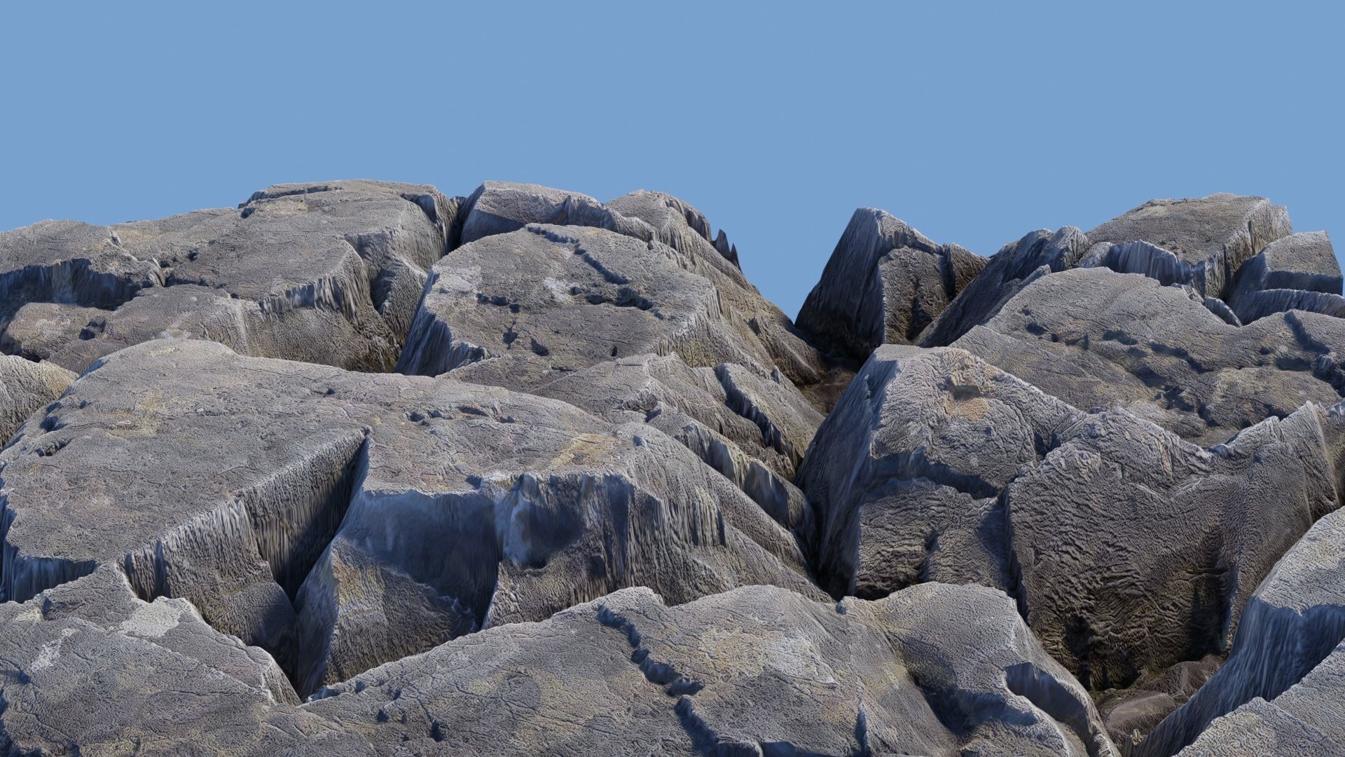 Rock Cliff Mountains 3D model_19