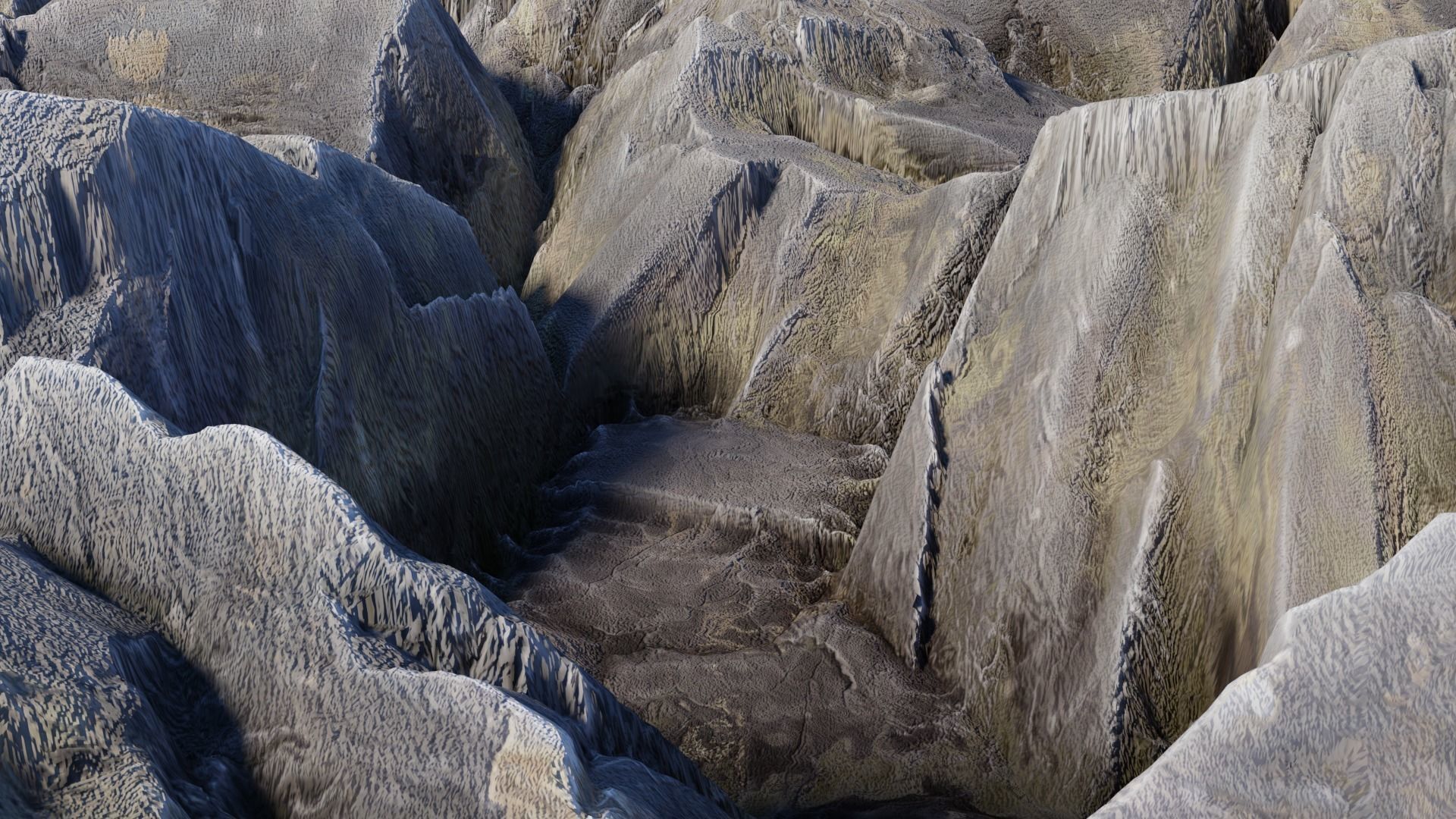 Rock Cliff Mountains 3D model_20