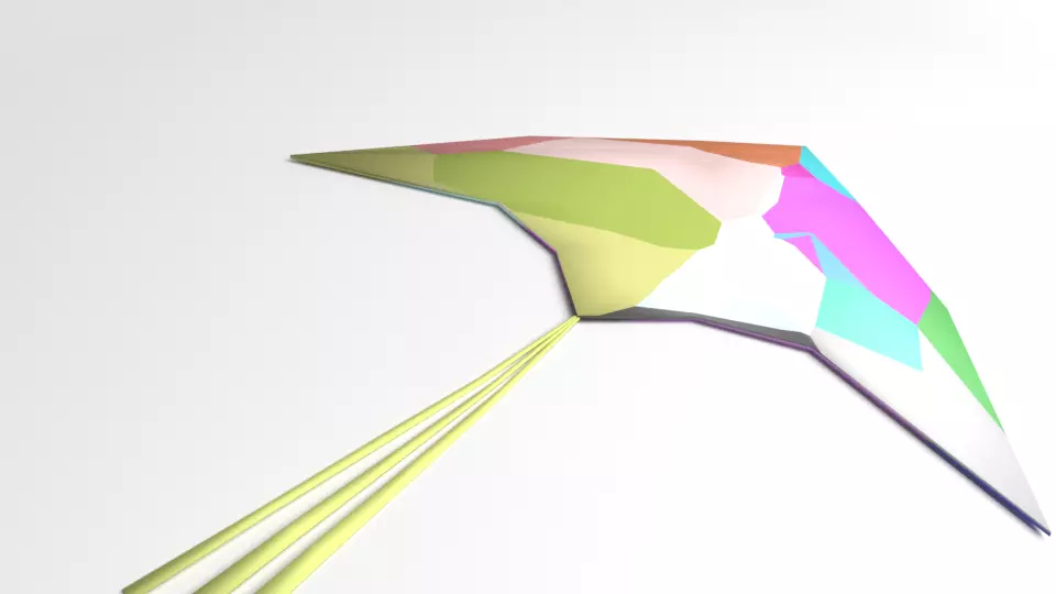 Arrow Kite 3D model_0
