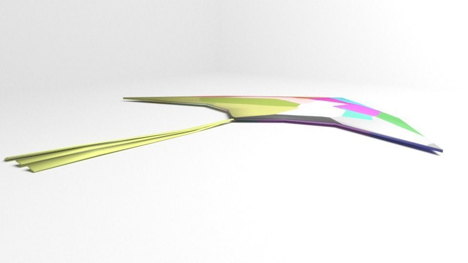Arrow Kite 3D model_3