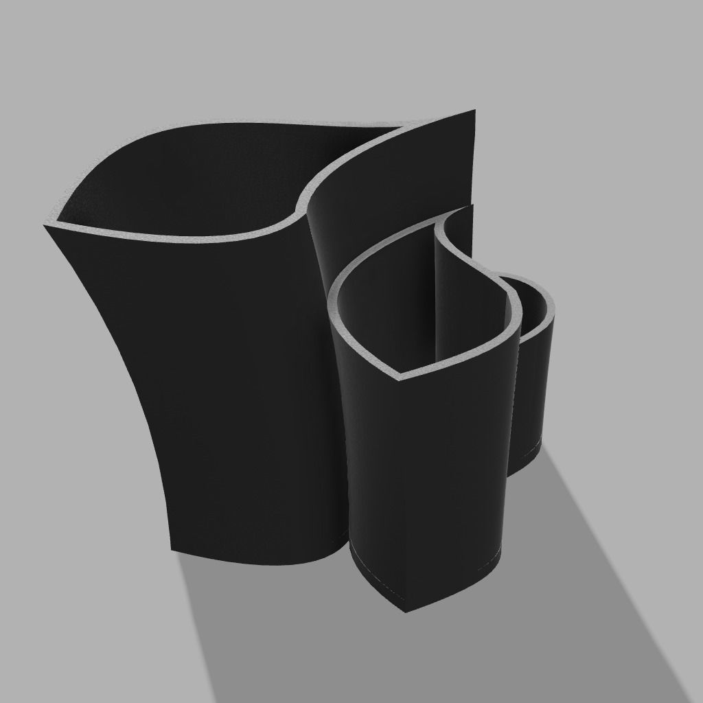 Composizione 5 chair 3D print model_3