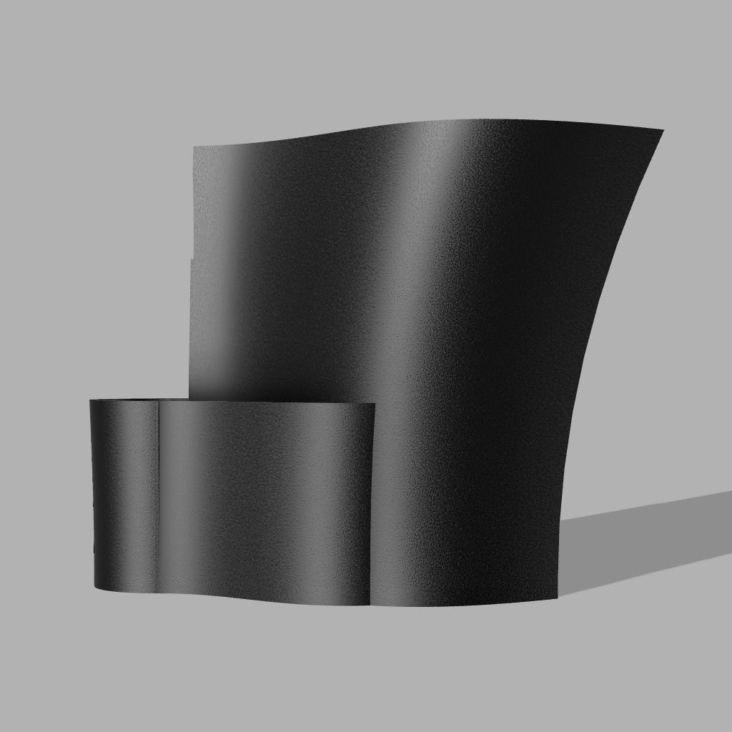 Composizione 5 chair 3D print model_1