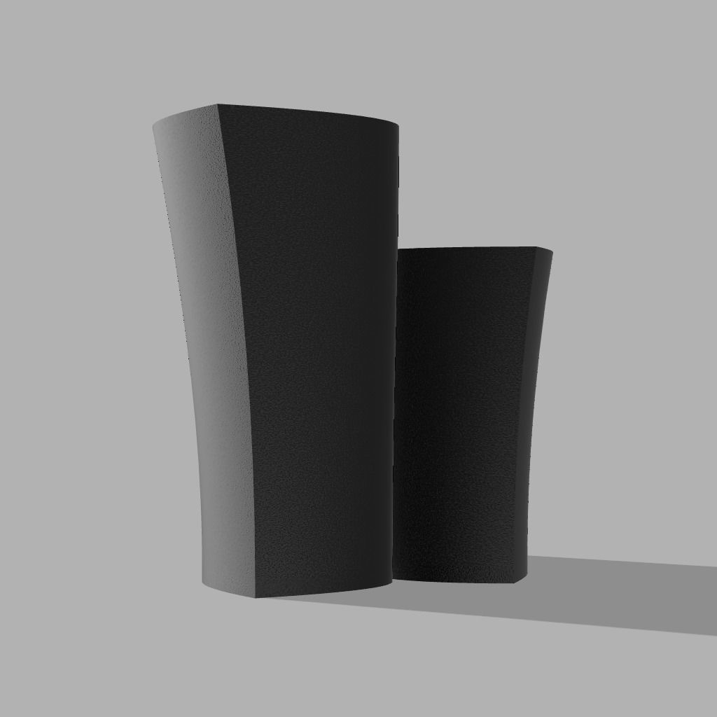 Composizione 5 chair 3D print model_2