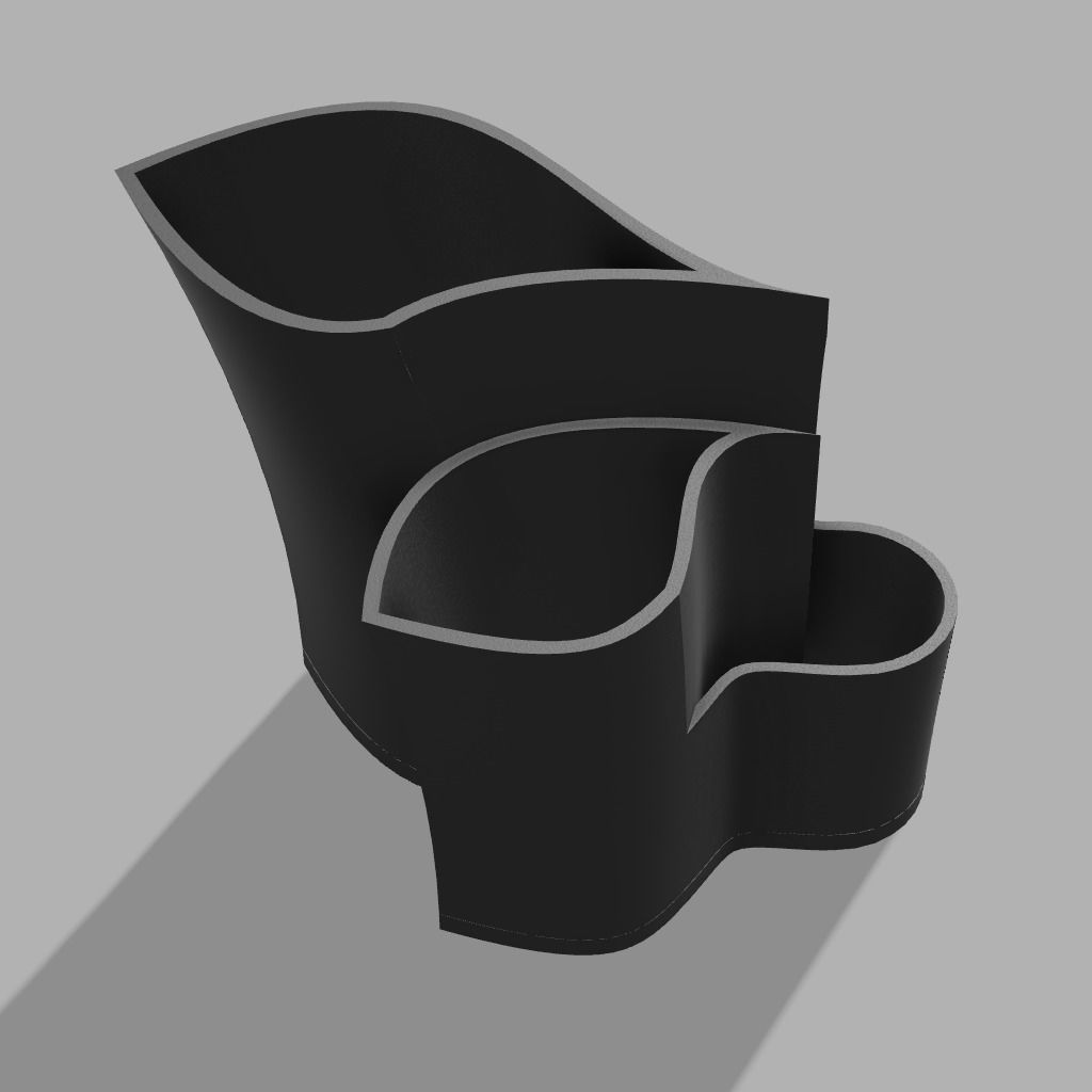 Composizione 5 chair 3D print model_4