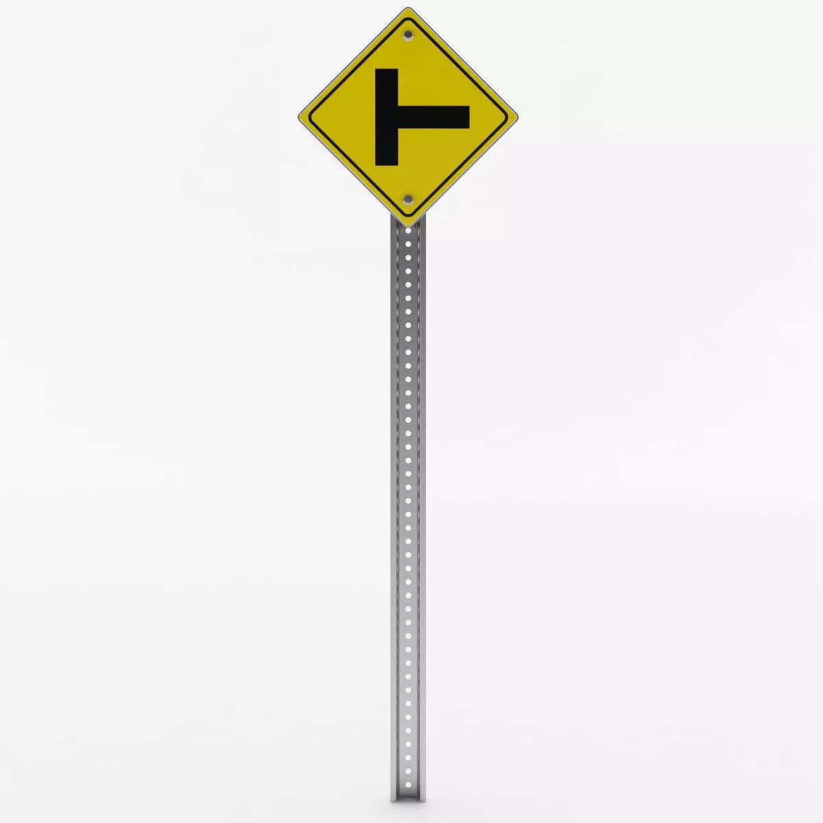 Intersection Sign 3D model_0