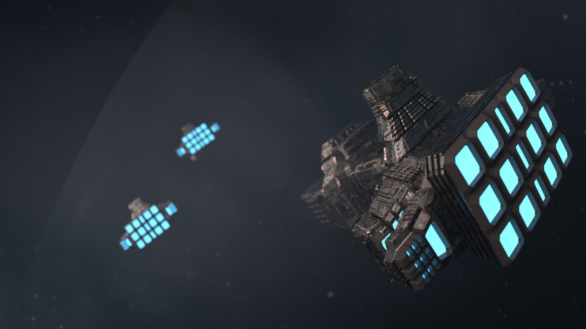 Sarcophagus Starship - complete render scene 3D model_5