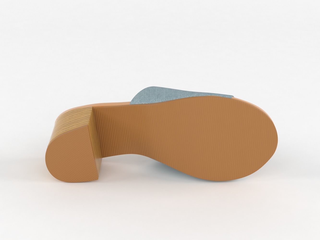 Women Slide Sandal 3D model_6