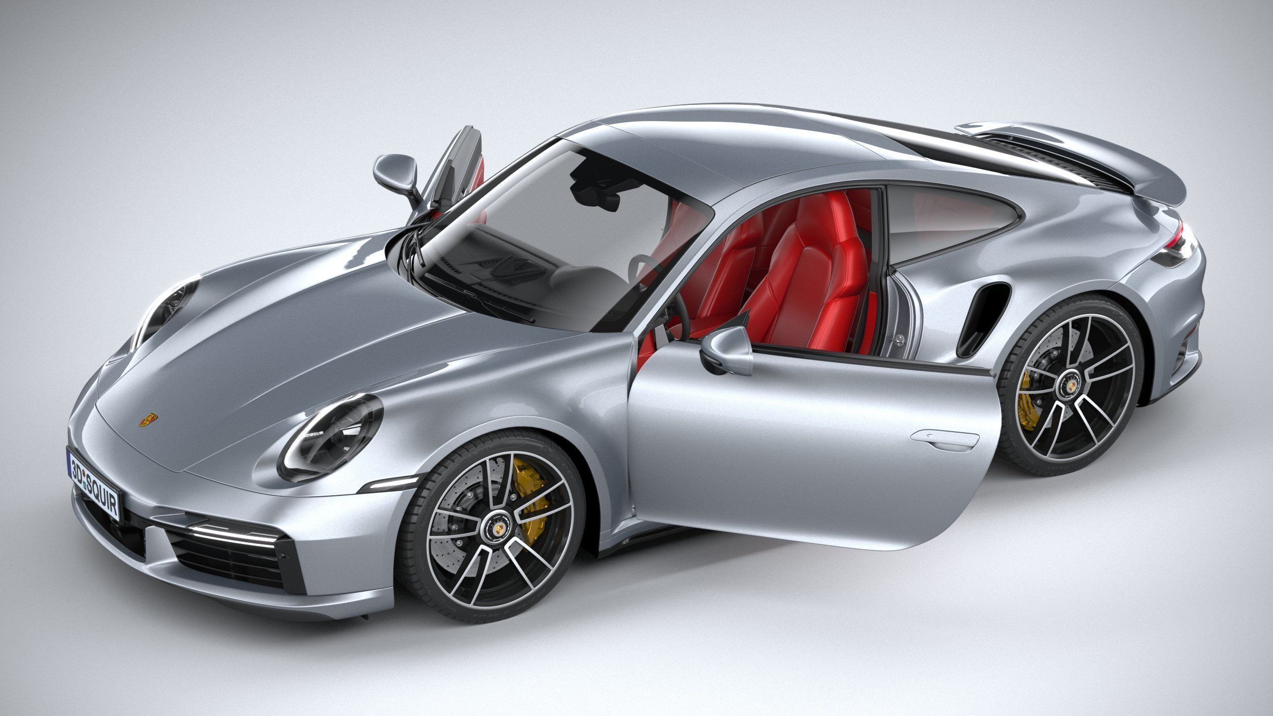 Porsche 911 Turbo S 2021 3D model_22