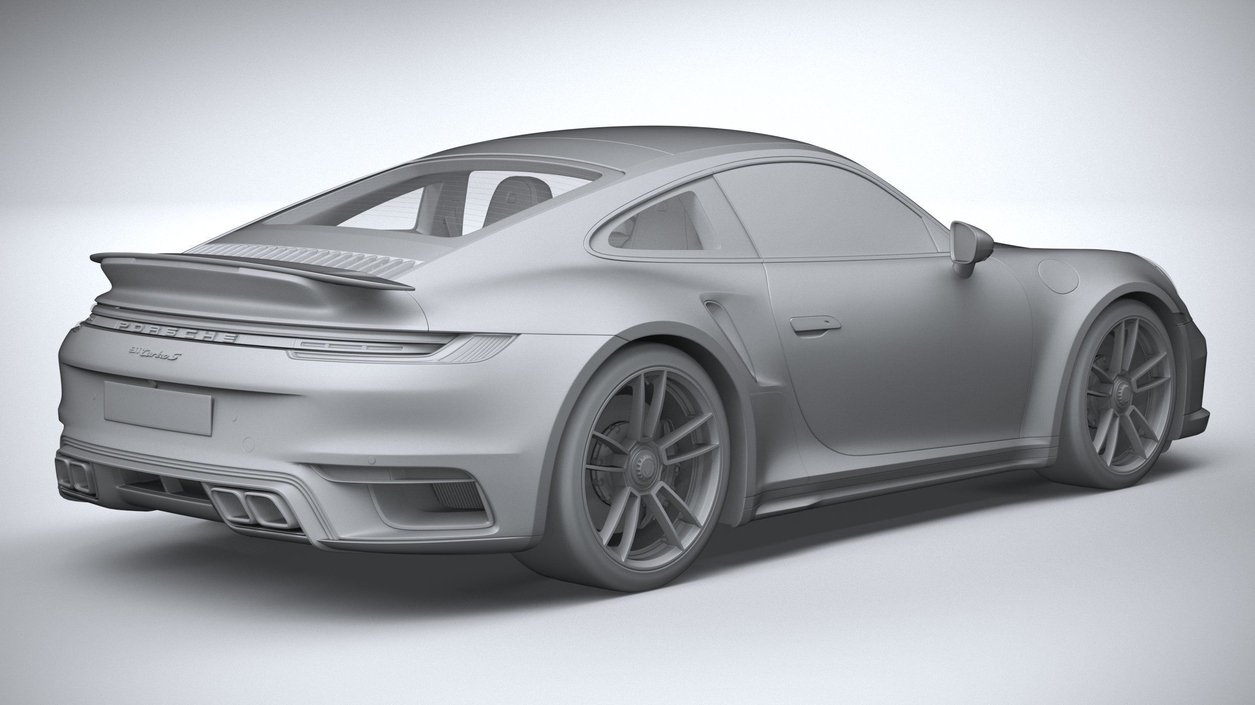 Porsche 911 Turbo S 2021 3D model_32