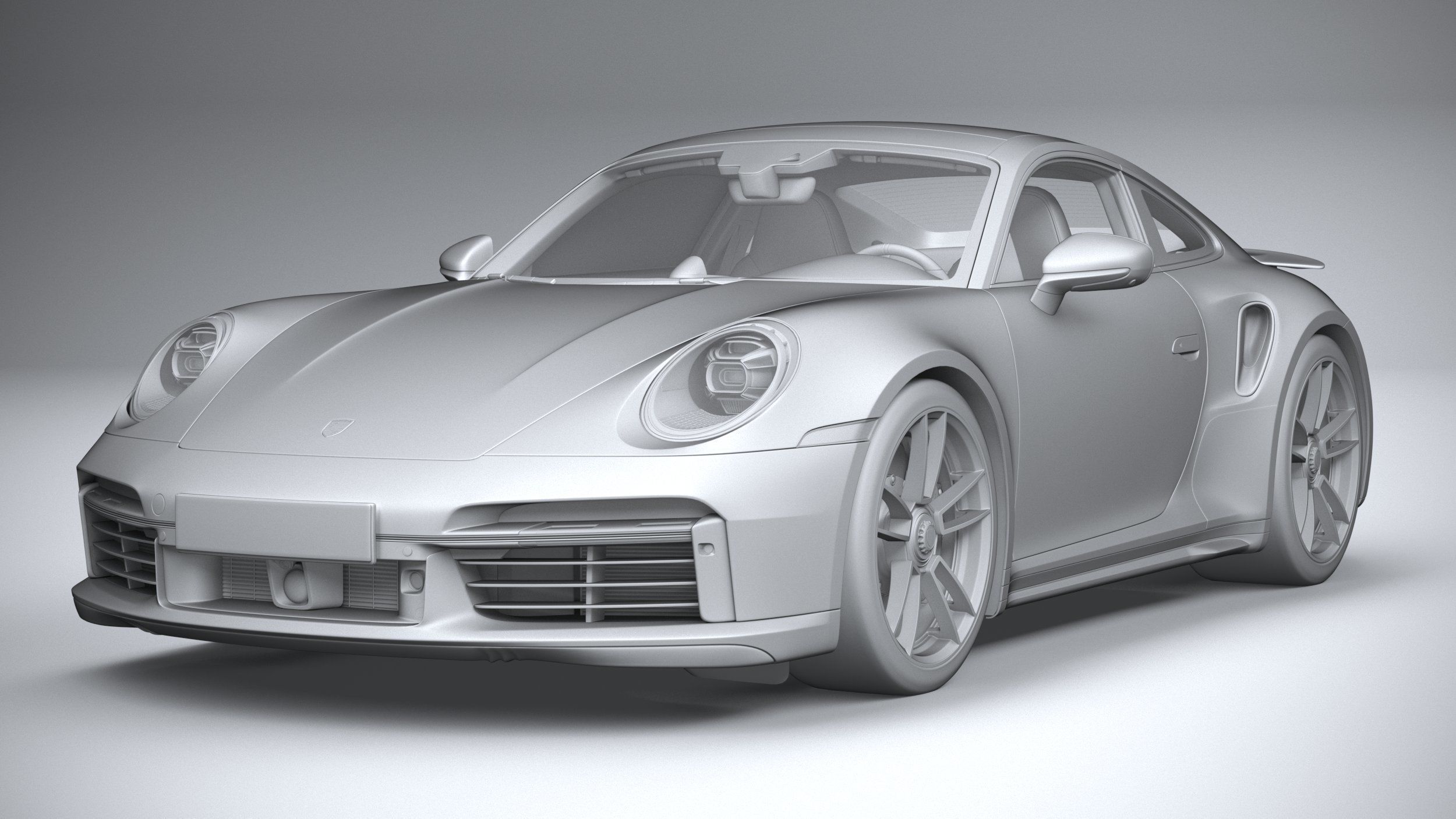 Porsche 911 Turbo S 2021 3D model_27