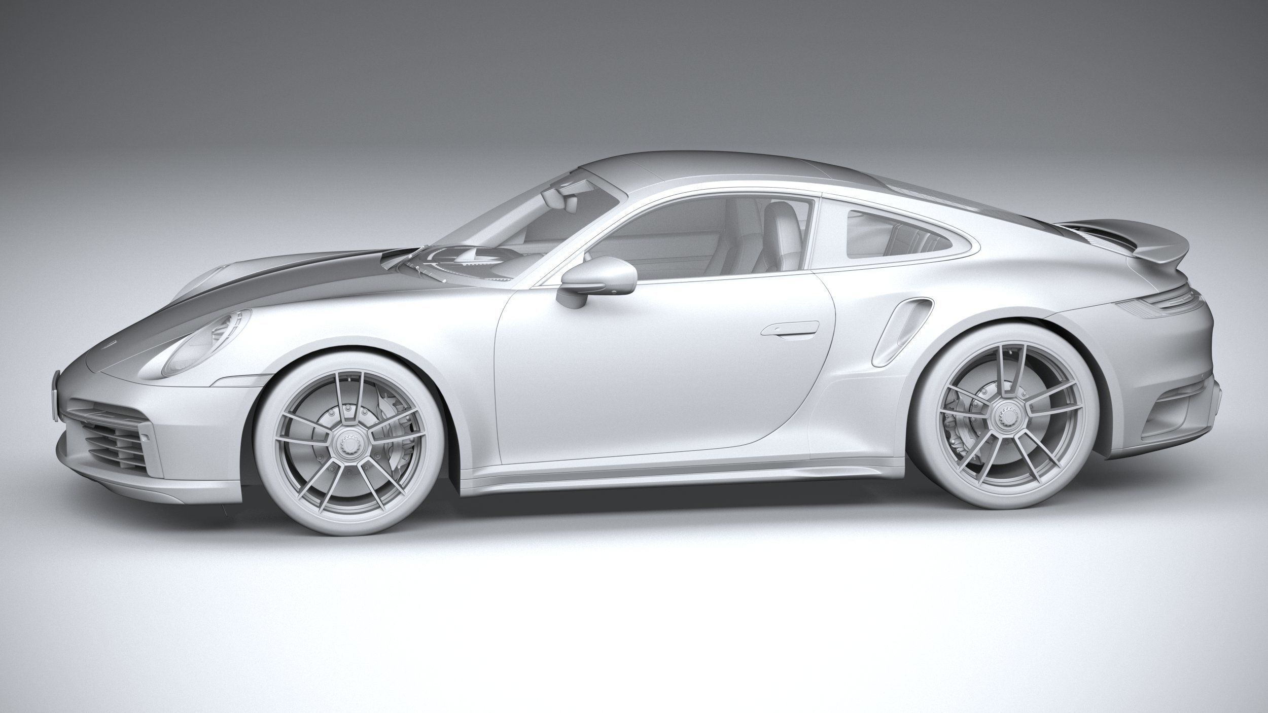 Porsche 911 Turbo S 2021 3D model_29