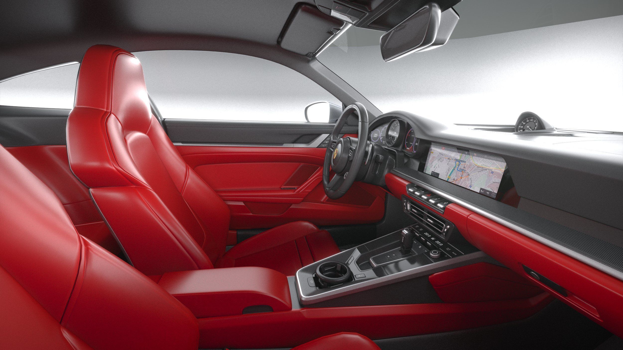 Porsche 911 Turbo S 2021 3D model_35