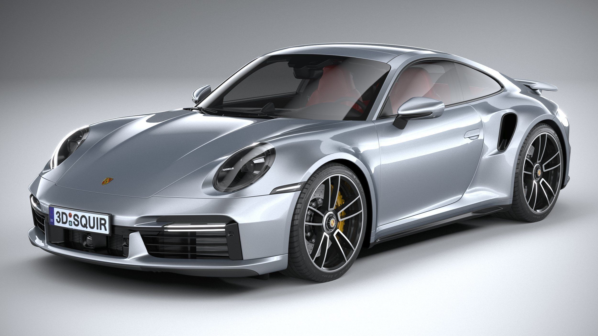 Porsche 911 Turbo S 2021 3D model_1
