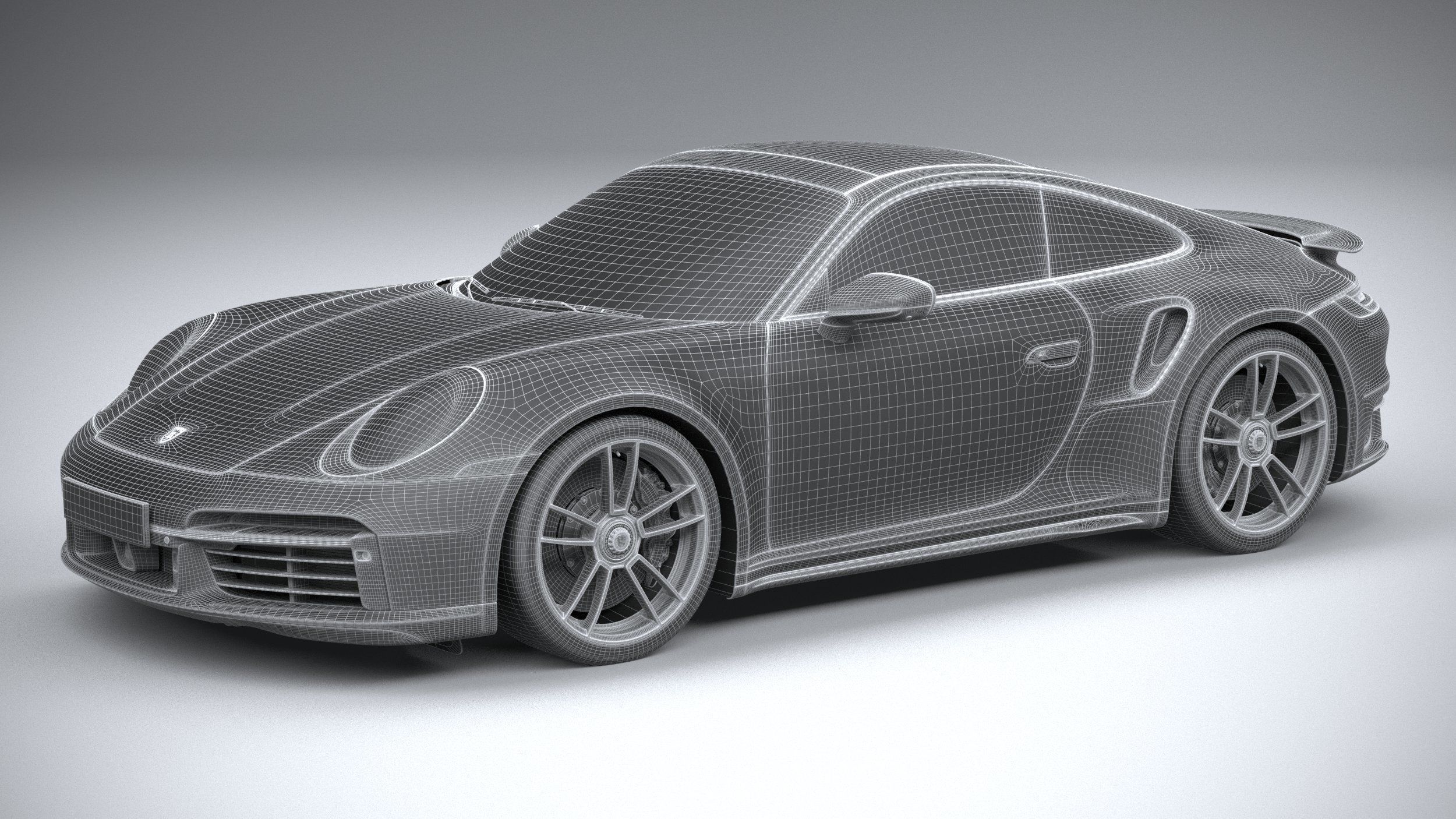 Porsche 911 Turbo S 2021 3D model_37