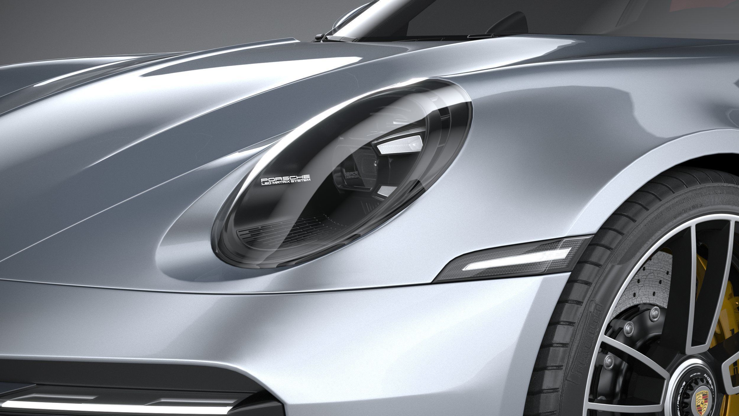 Porsche 911 Turbo S 2021 3D model_14