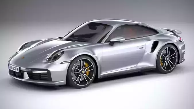 Porsche 911 Turbo S 2021 3D model
