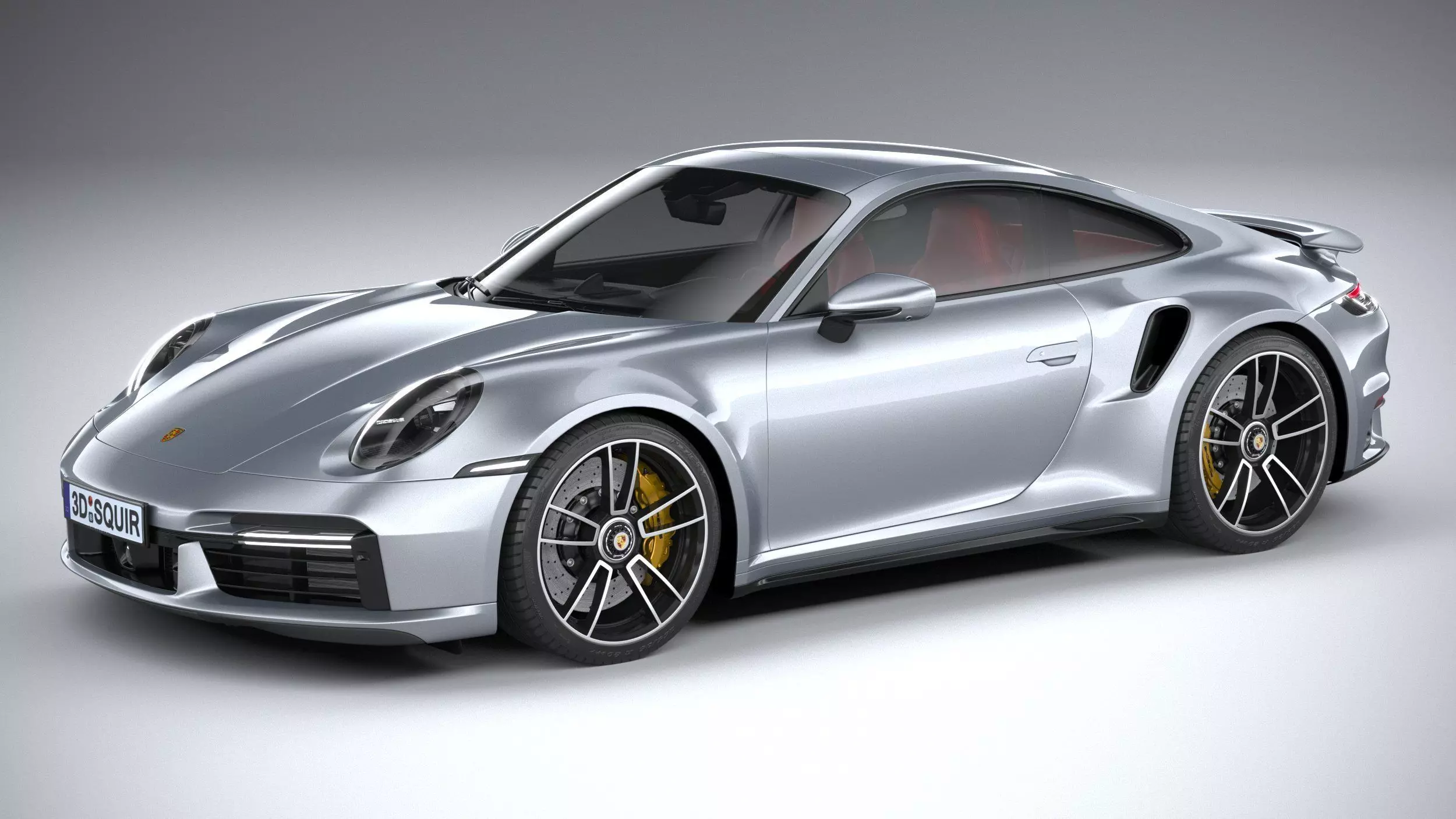 Porsche 911 Turbo S 2021 3D model_0