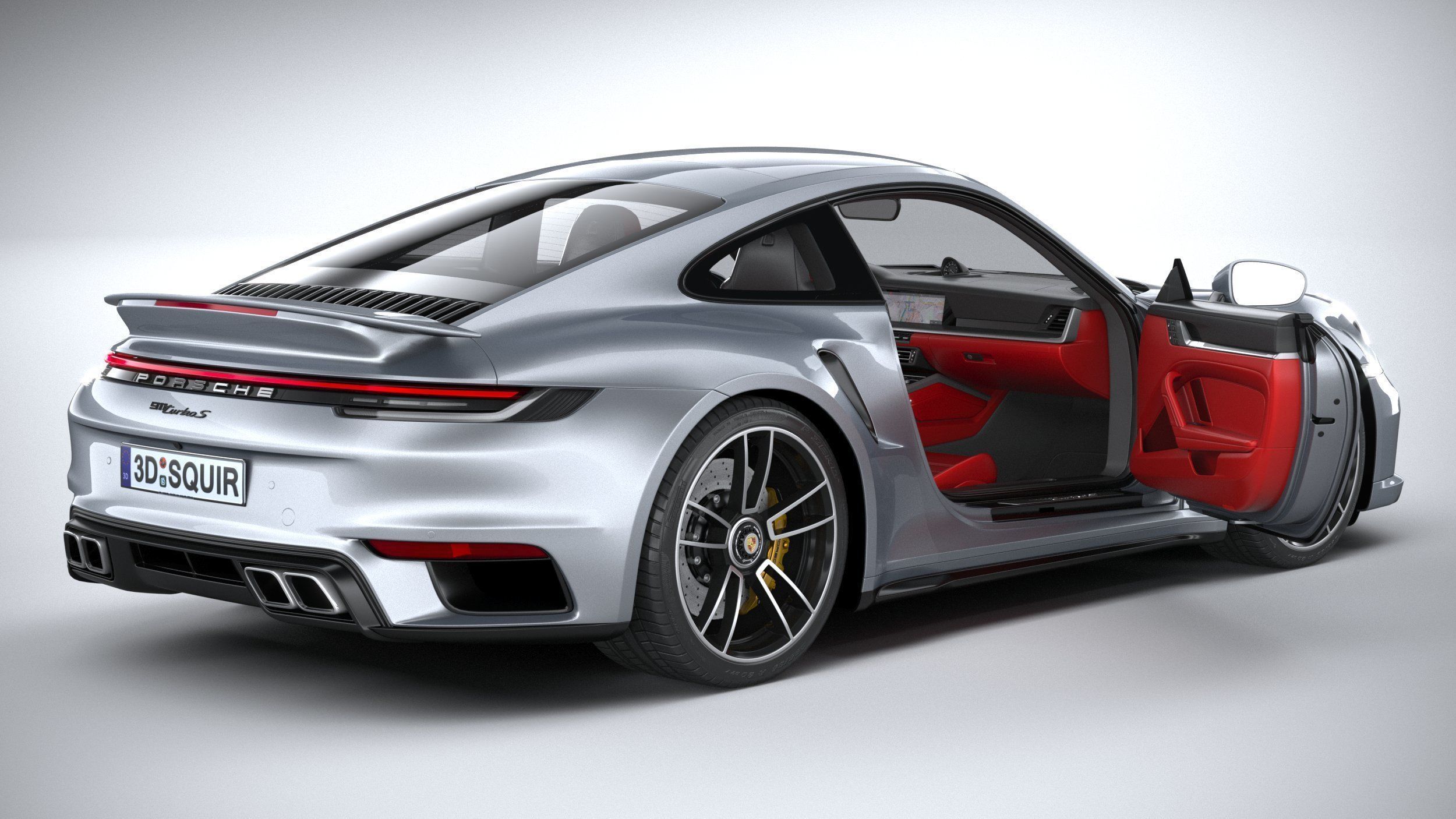 Porsche 911 Turbo S 2021 3D model_25