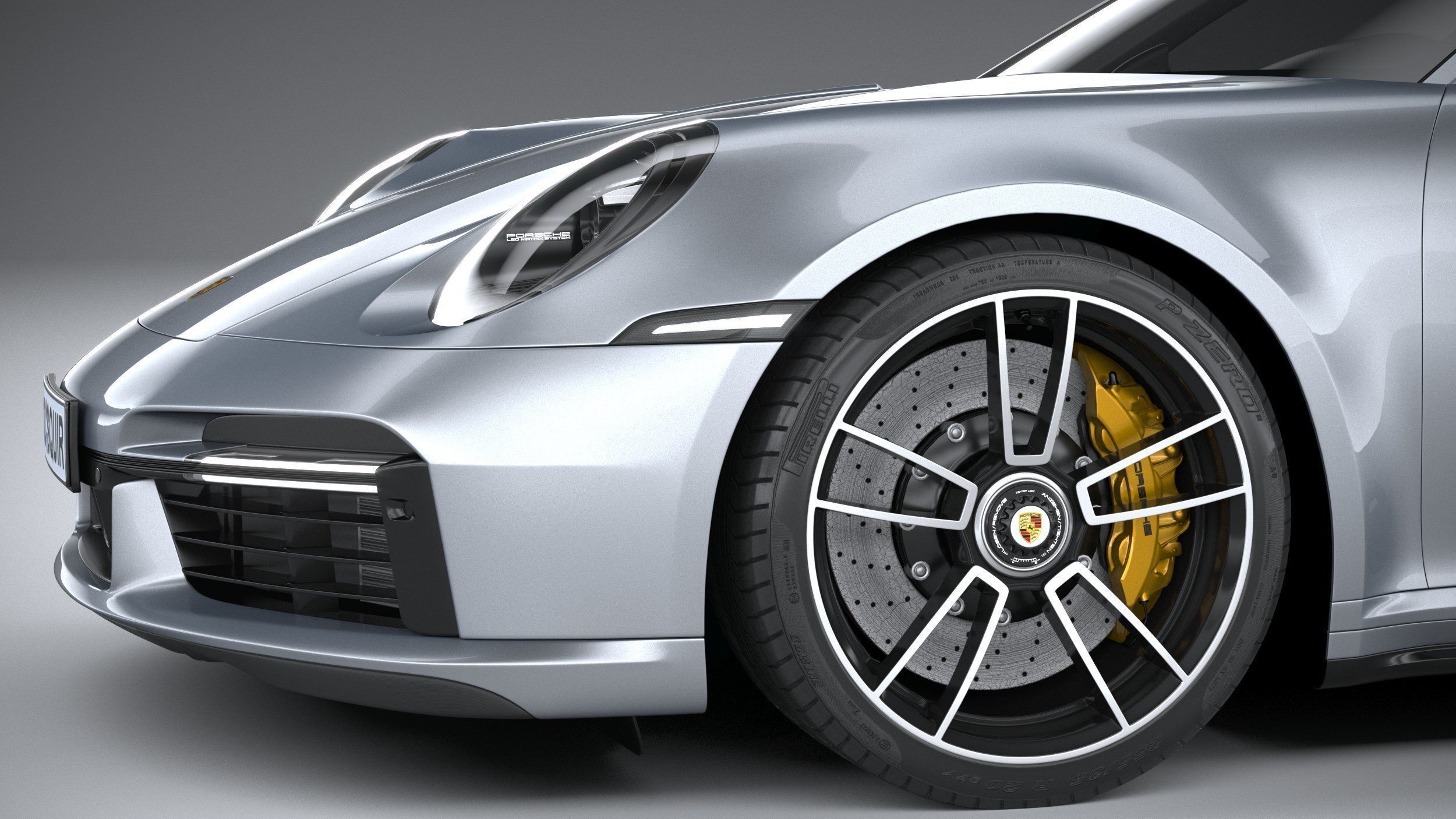 Porsche 911 Turbo S 2021 3D model_3