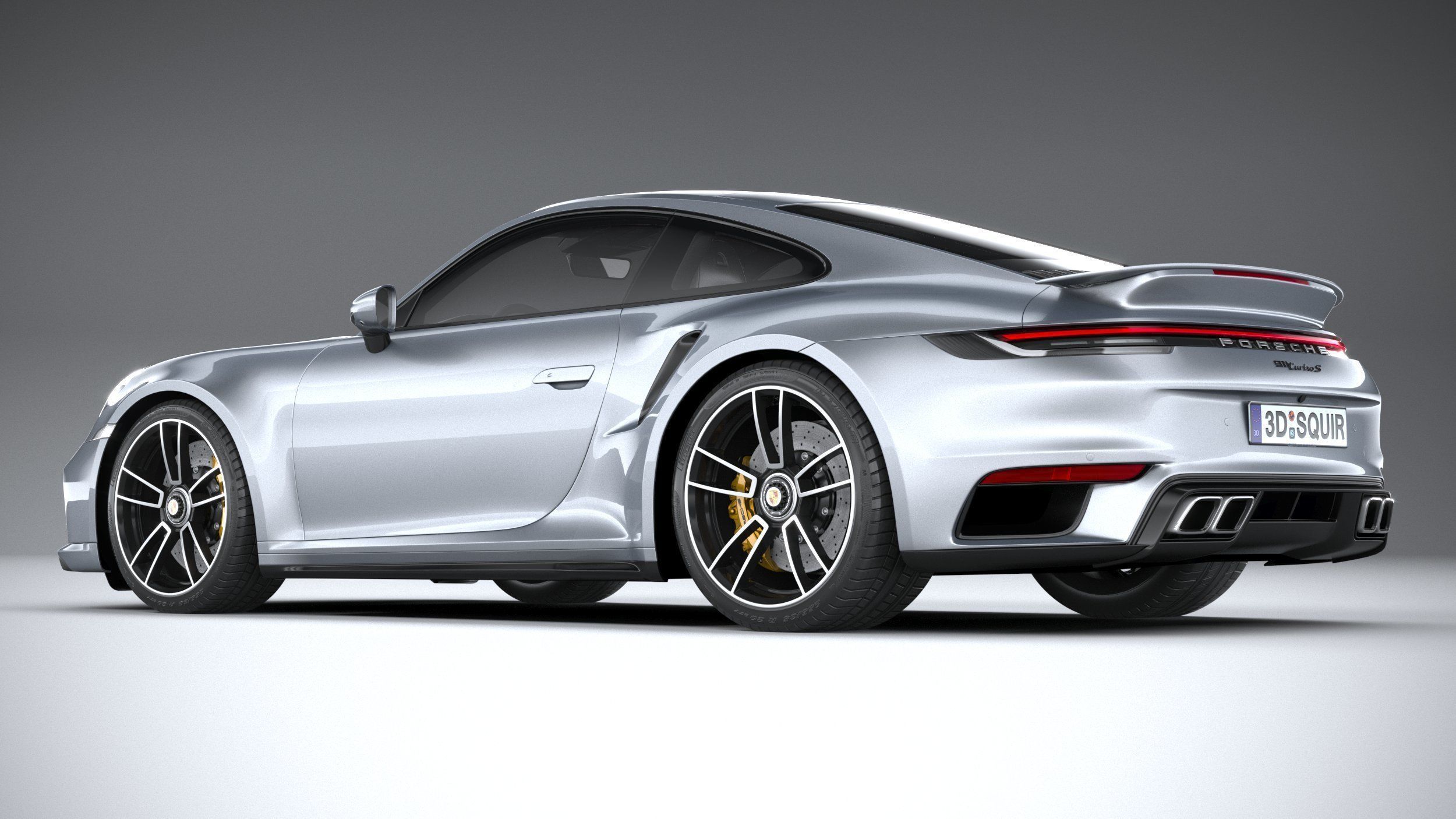 Porsche 911 Turbo S 2021 3D model_5