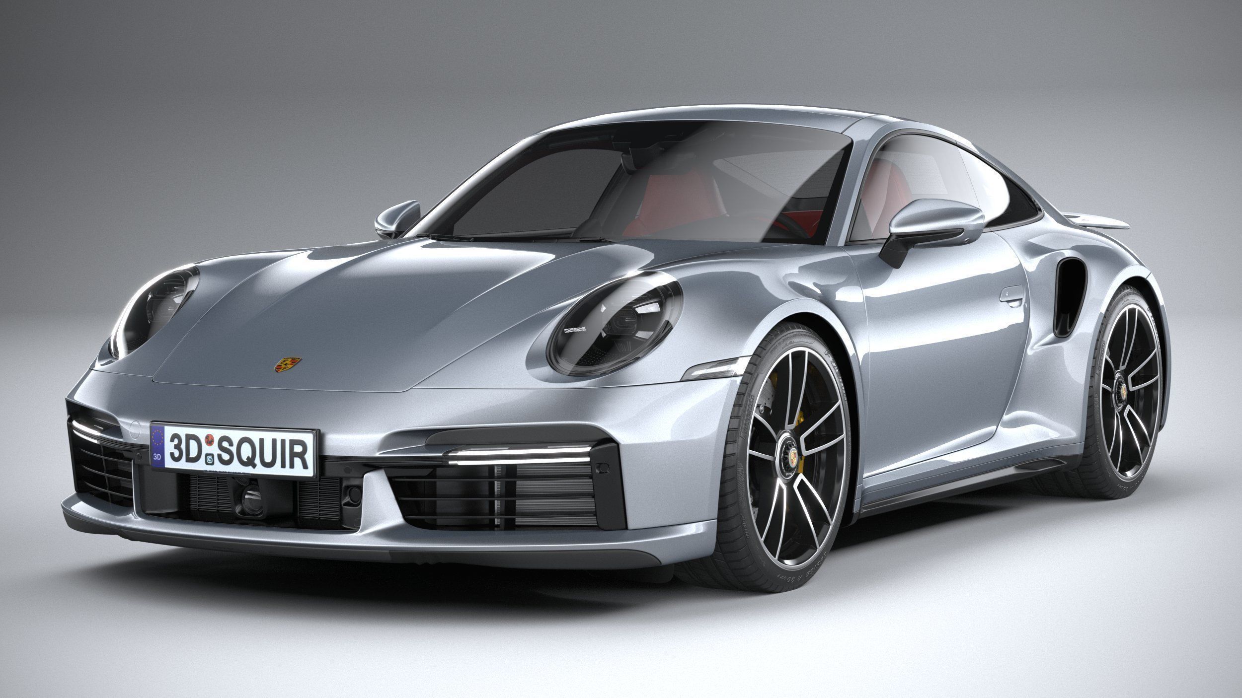 Porsche 911 Turbo S 2021 3D model_2