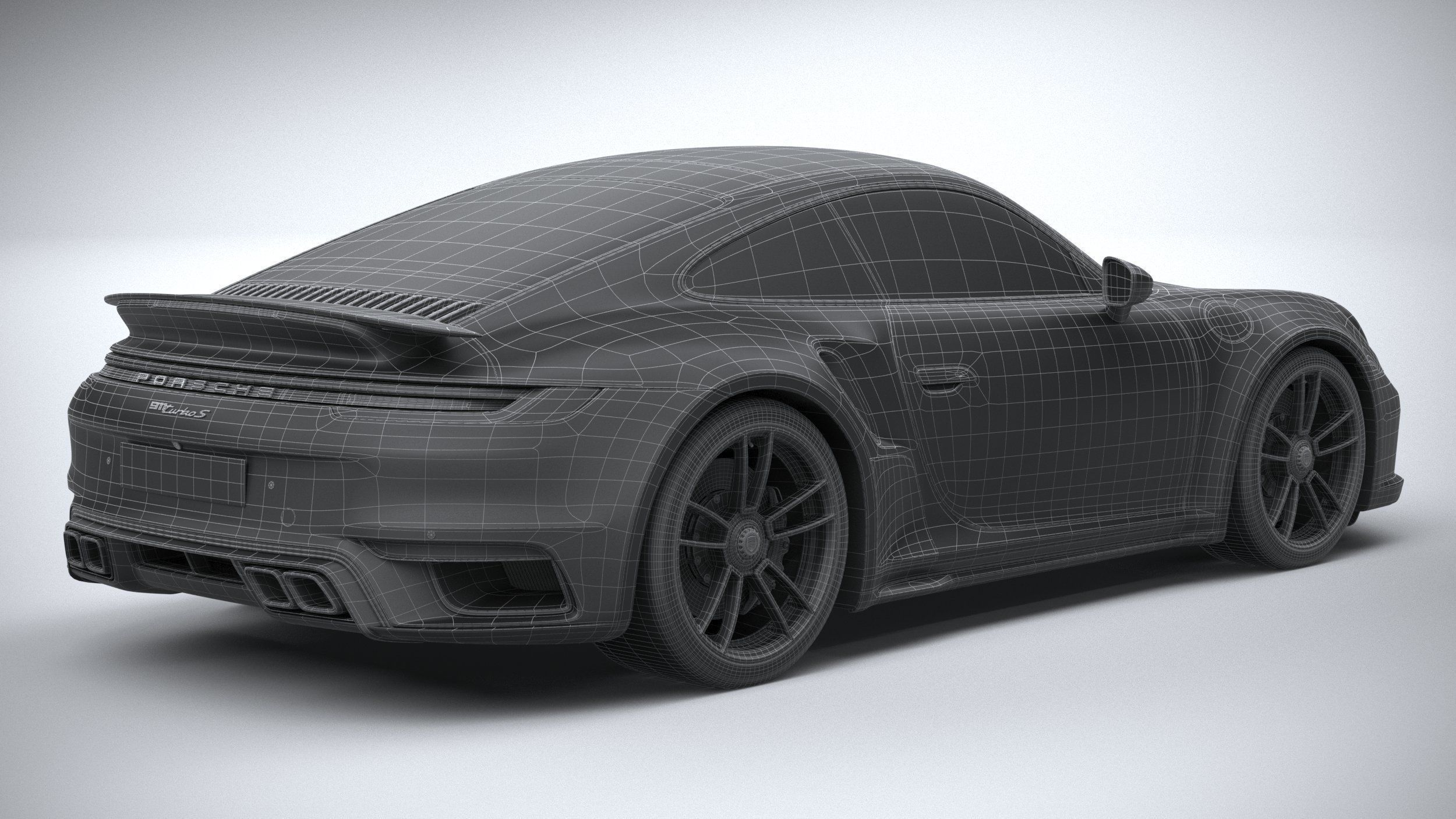 Porsche 911 Turbo S 2021 3D model_40