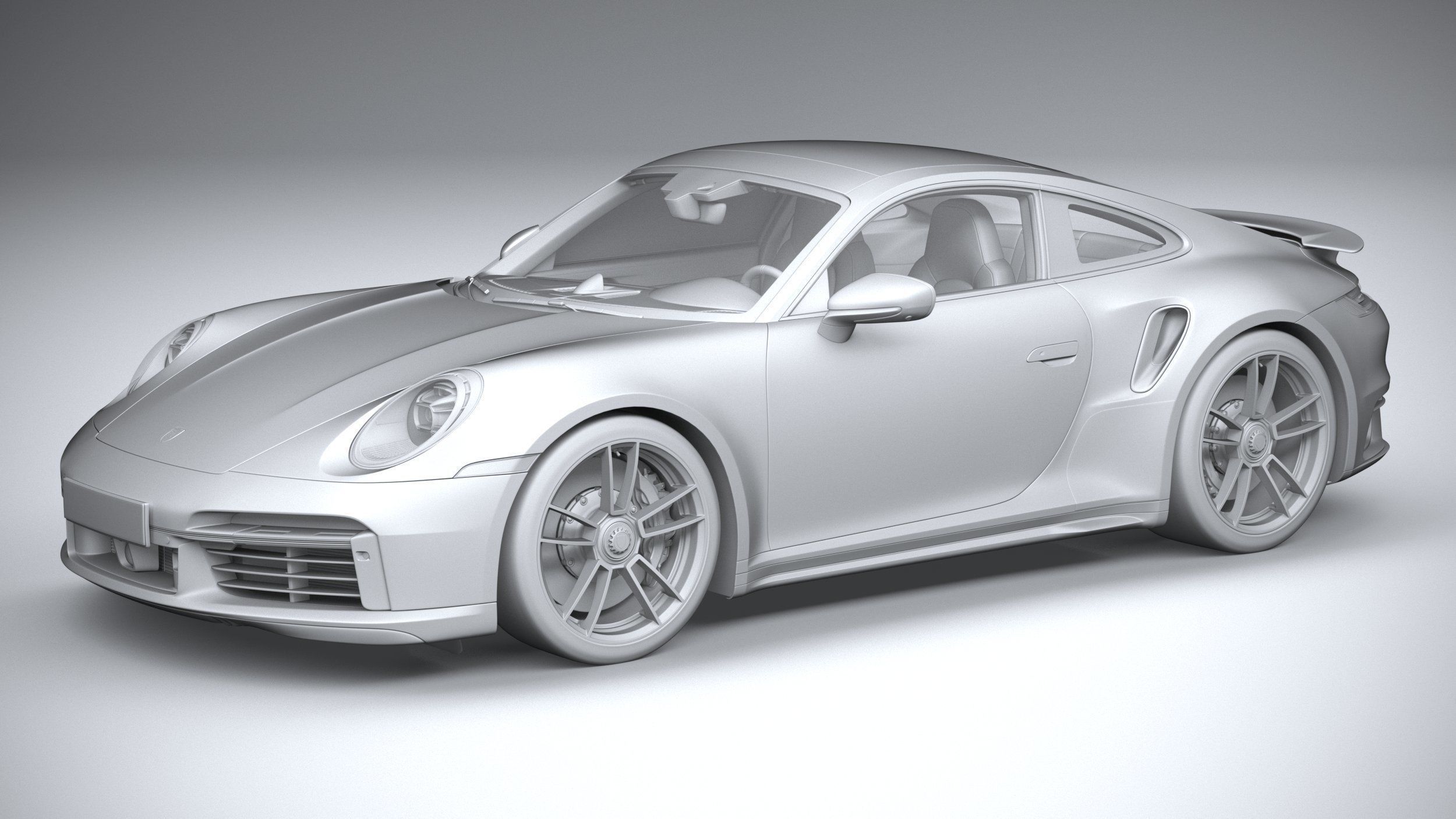 Porsche 911 Turbo S 2021 3D model_26