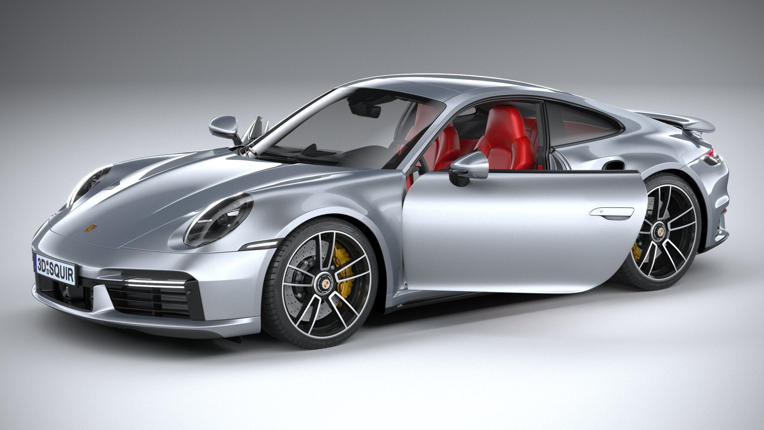 Porsche 911 Turbo S 2021 3D model_19