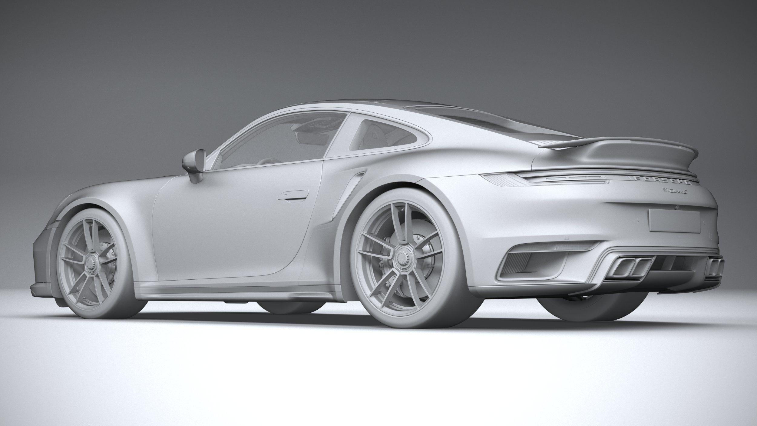 Porsche 911 Turbo S 2021 3D model_28