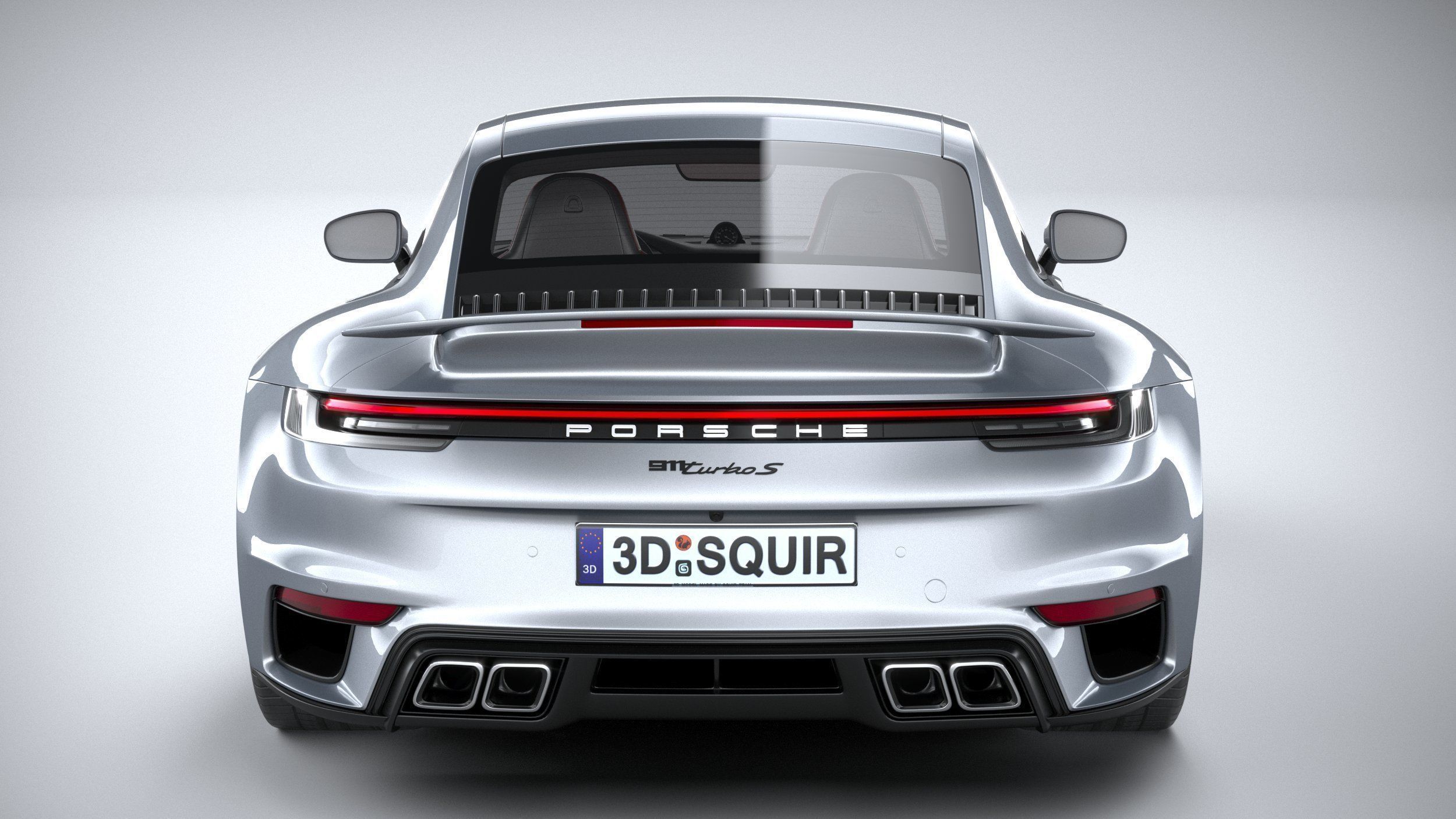 Porsche 911 Turbo S 2021 3D model_4