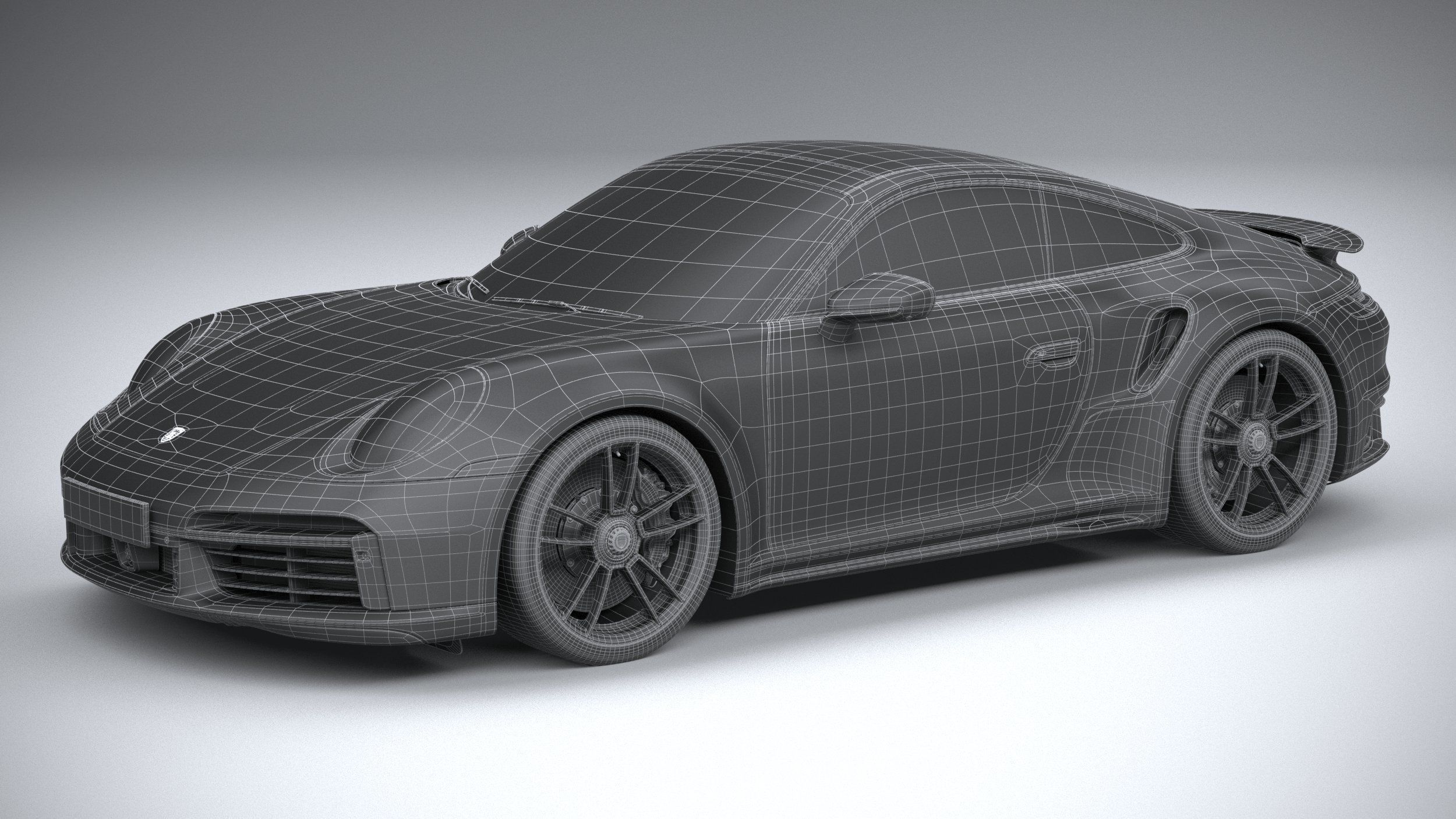 Porsche 911 Turbo S 2021 3D model_39