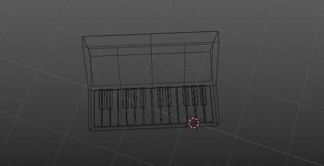 MOOG BASS SYNTH Low-poly 3D model_4