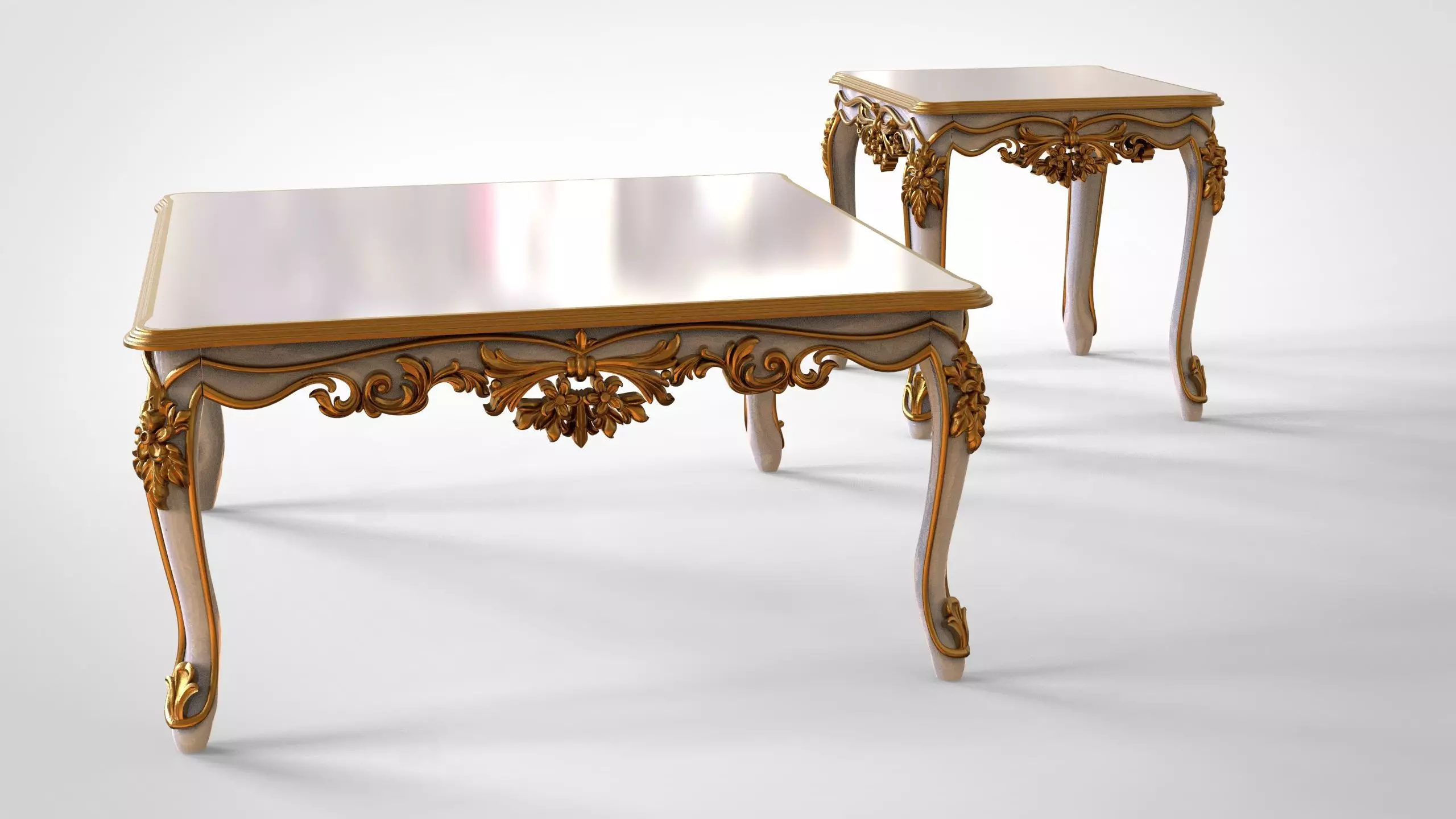 Table Luxury for FURNITURE 3D model 3D model_0