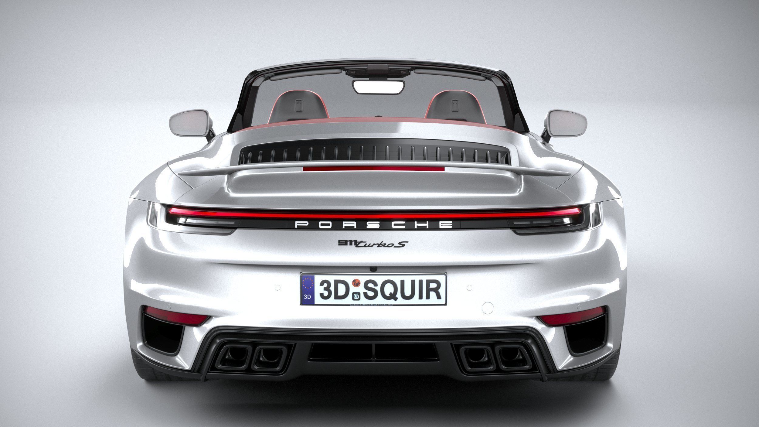 Porsche 911 Turbo S Cabrio 2021 3D model_4