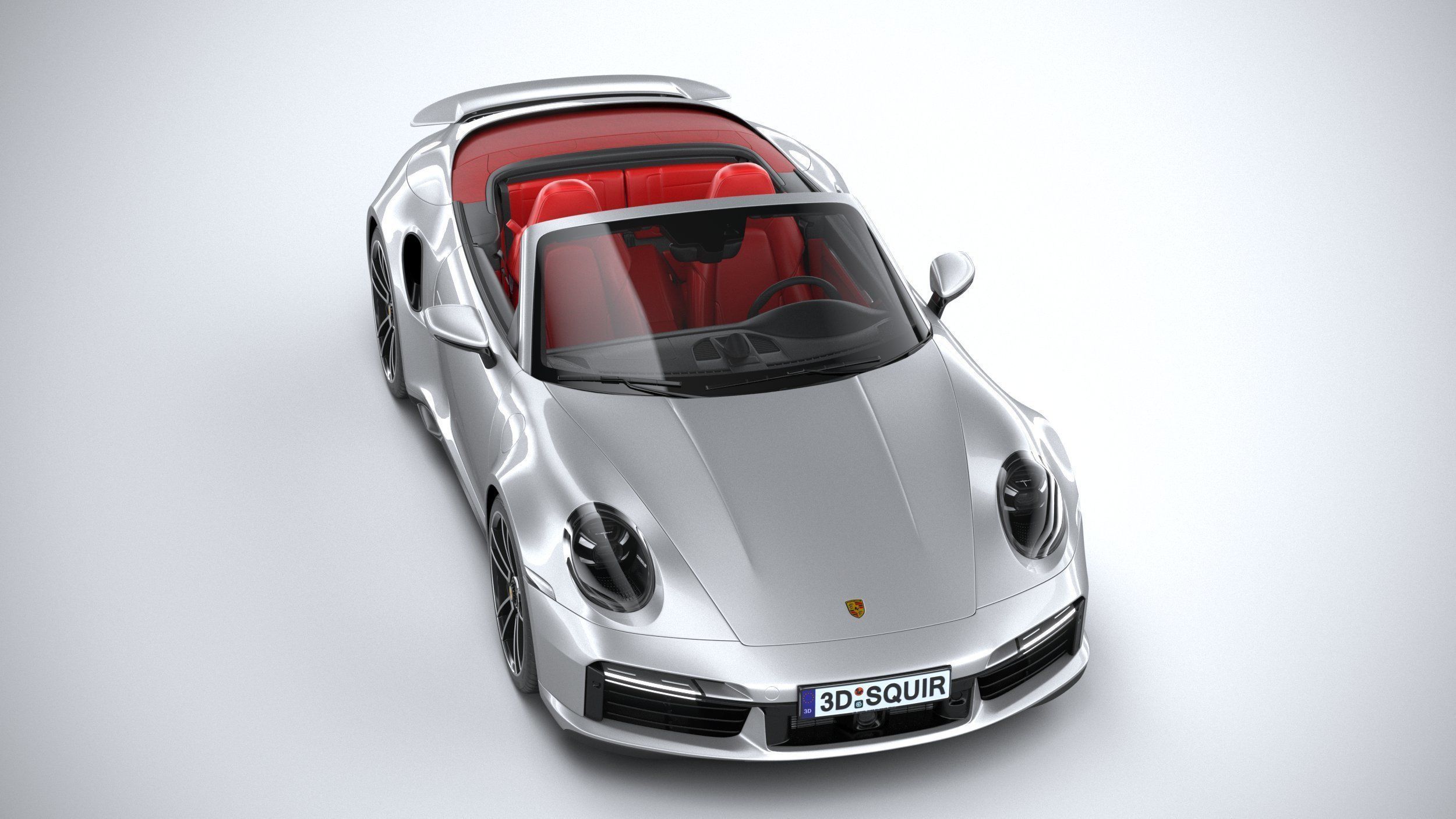 Porsche 911 Turbo S Cabrio 2021 3D model_12