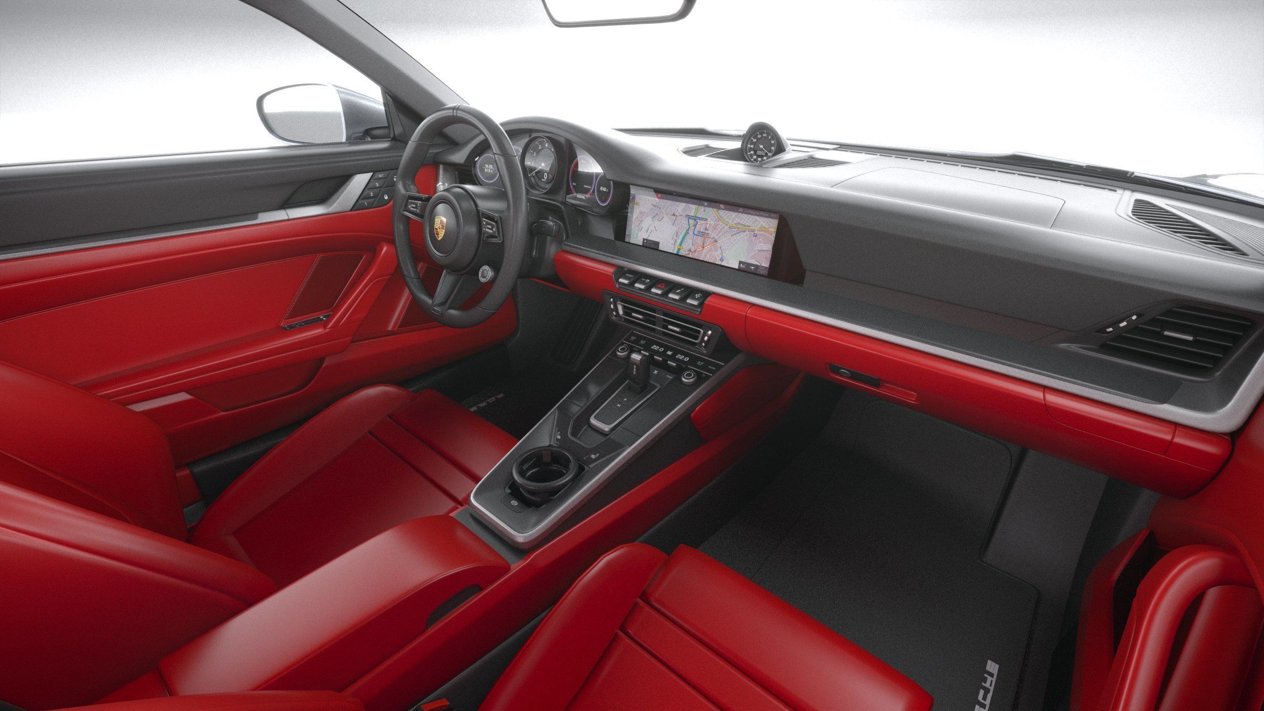 Porsche 911 Turbo S Cabrio 2021 3D model_33