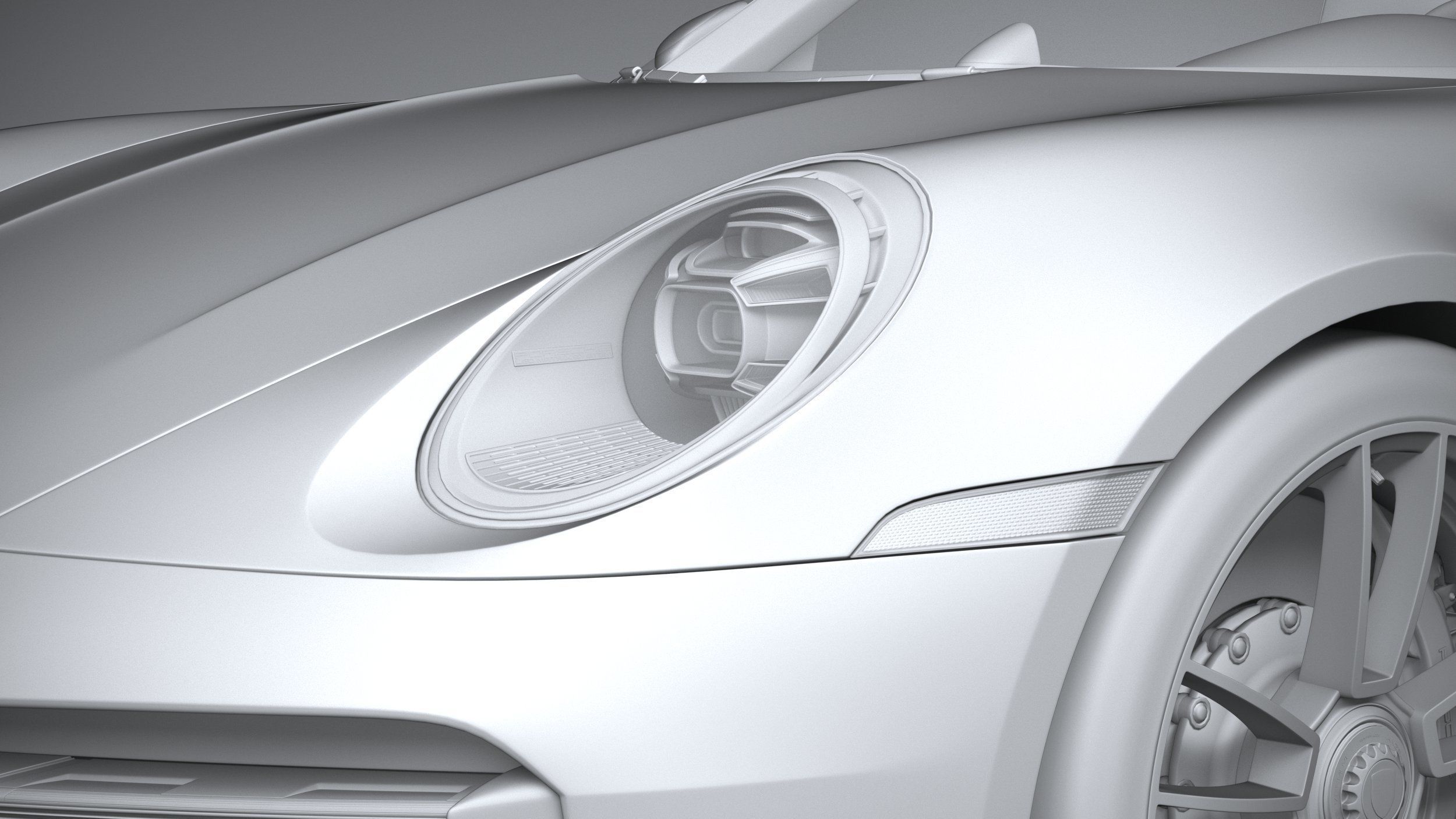 Porsche 911 Turbo S Cabrio 2021 3D model_30