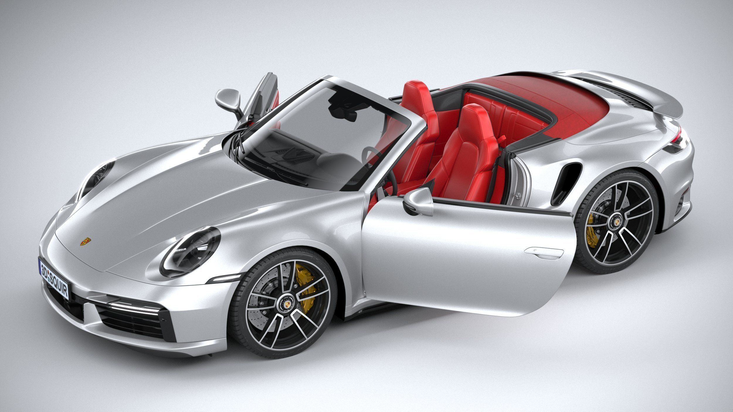 Porsche 911 Turbo S Cabrio 2021 3D model_22