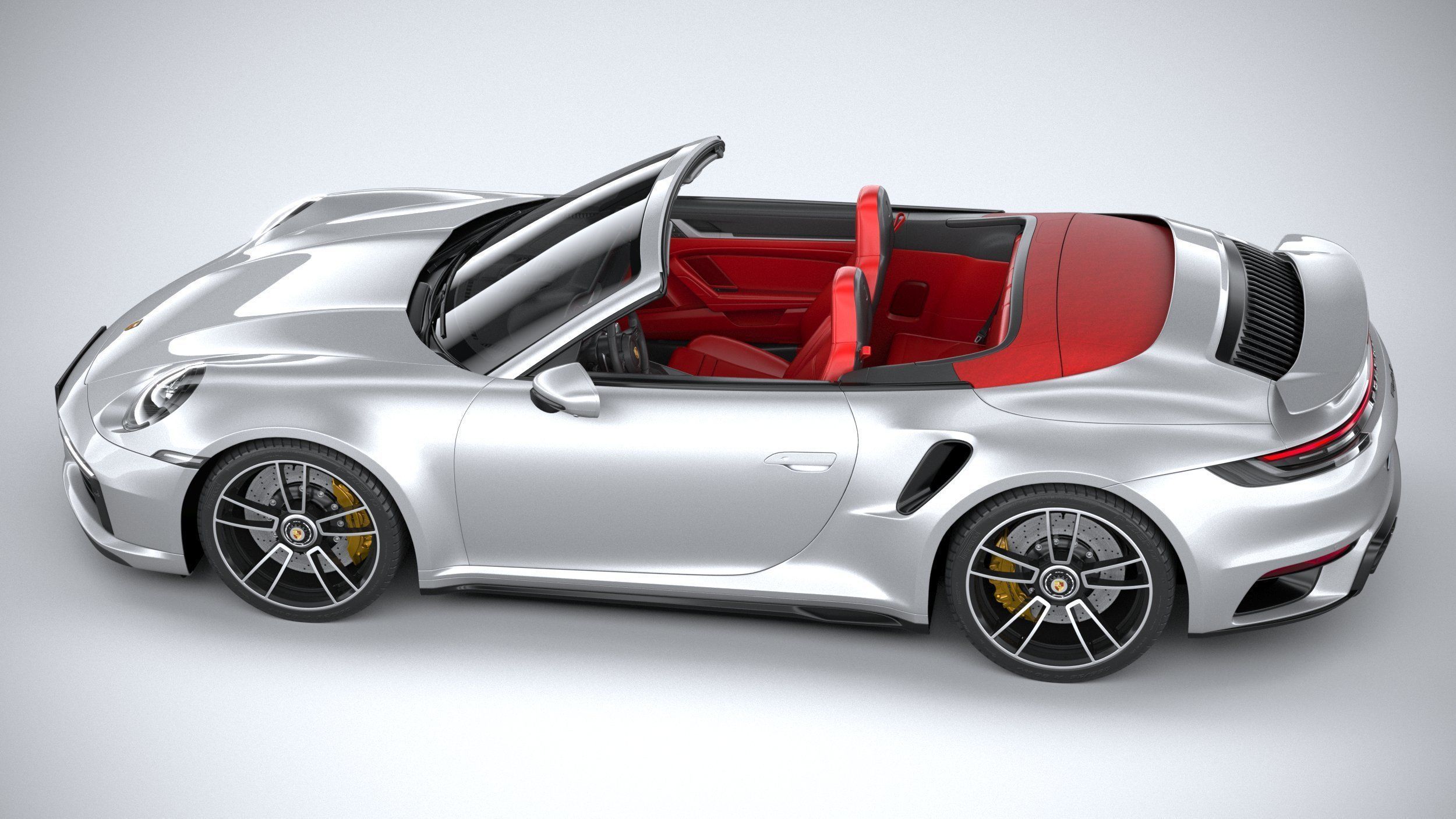 Porsche 911 Turbo S Cabrio 2021 3D model_9