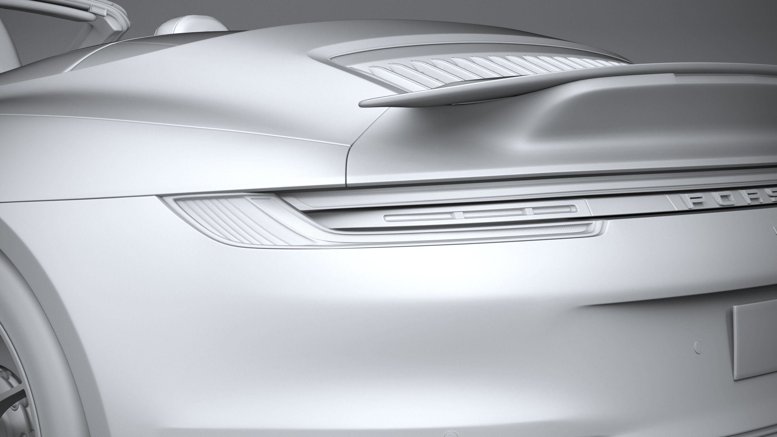 Porsche 911 Turbo S Cabrio 2021 3D model_31