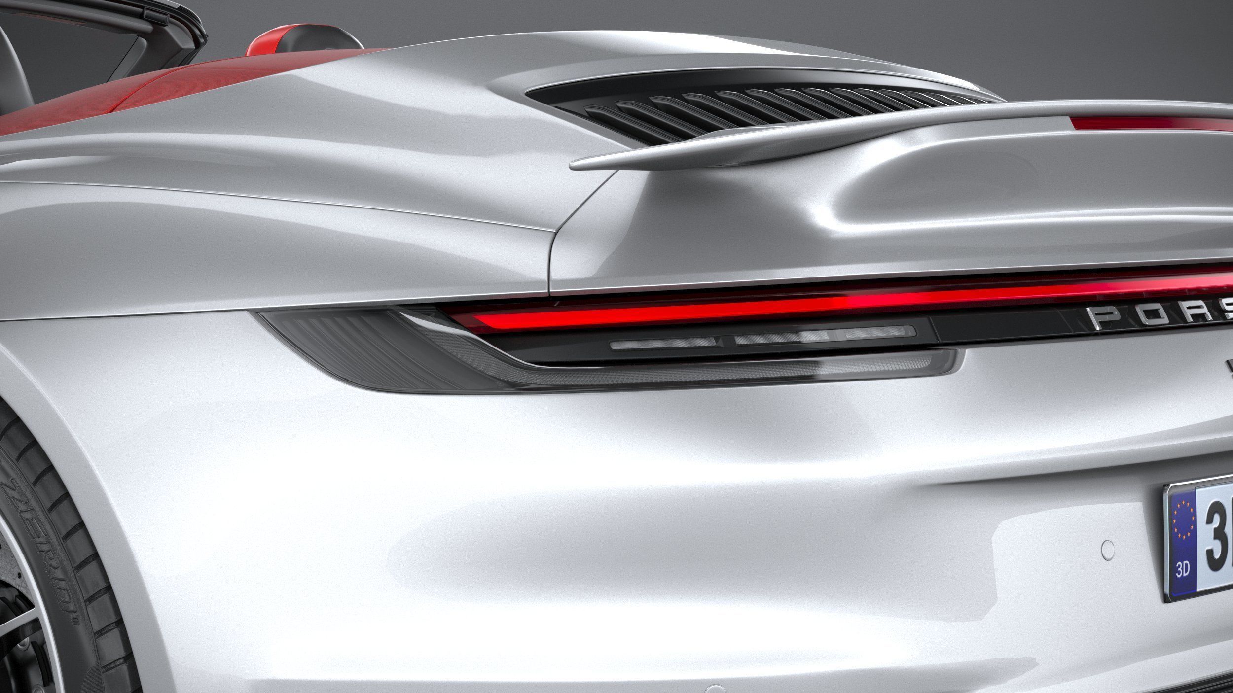 Porsche 911 Turbo S Cabrio 2021 3D model_15