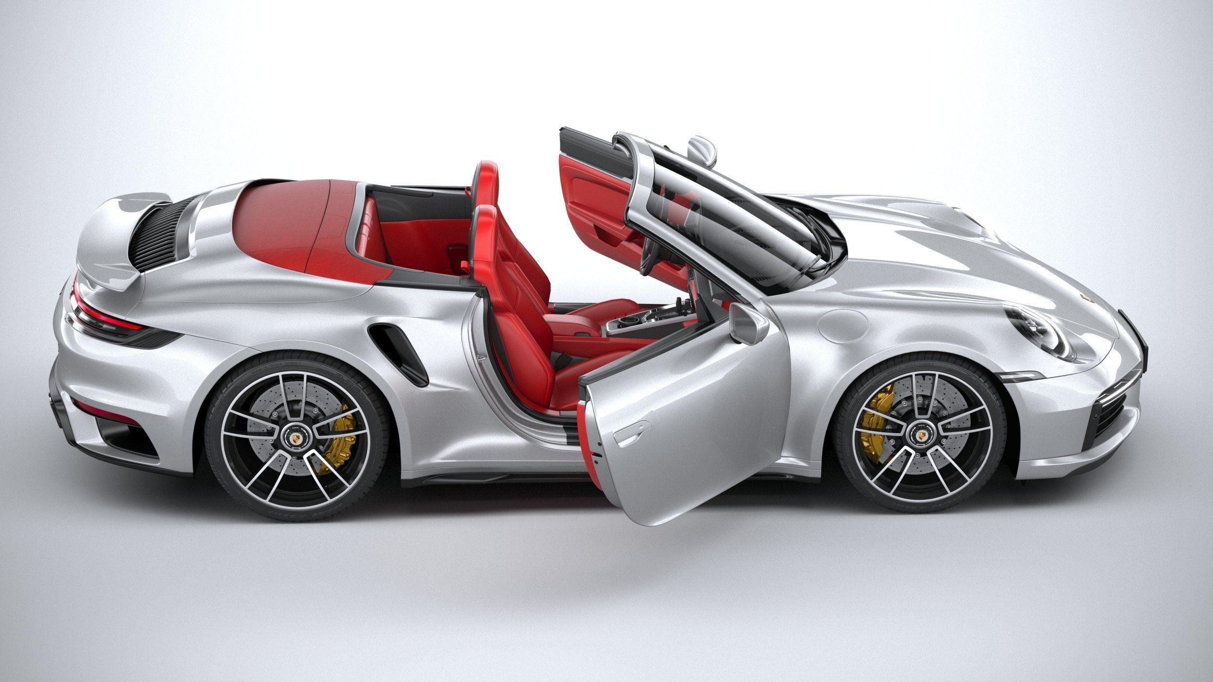 Porsche 911 Turbo S Cabrio 2021 3D model_24