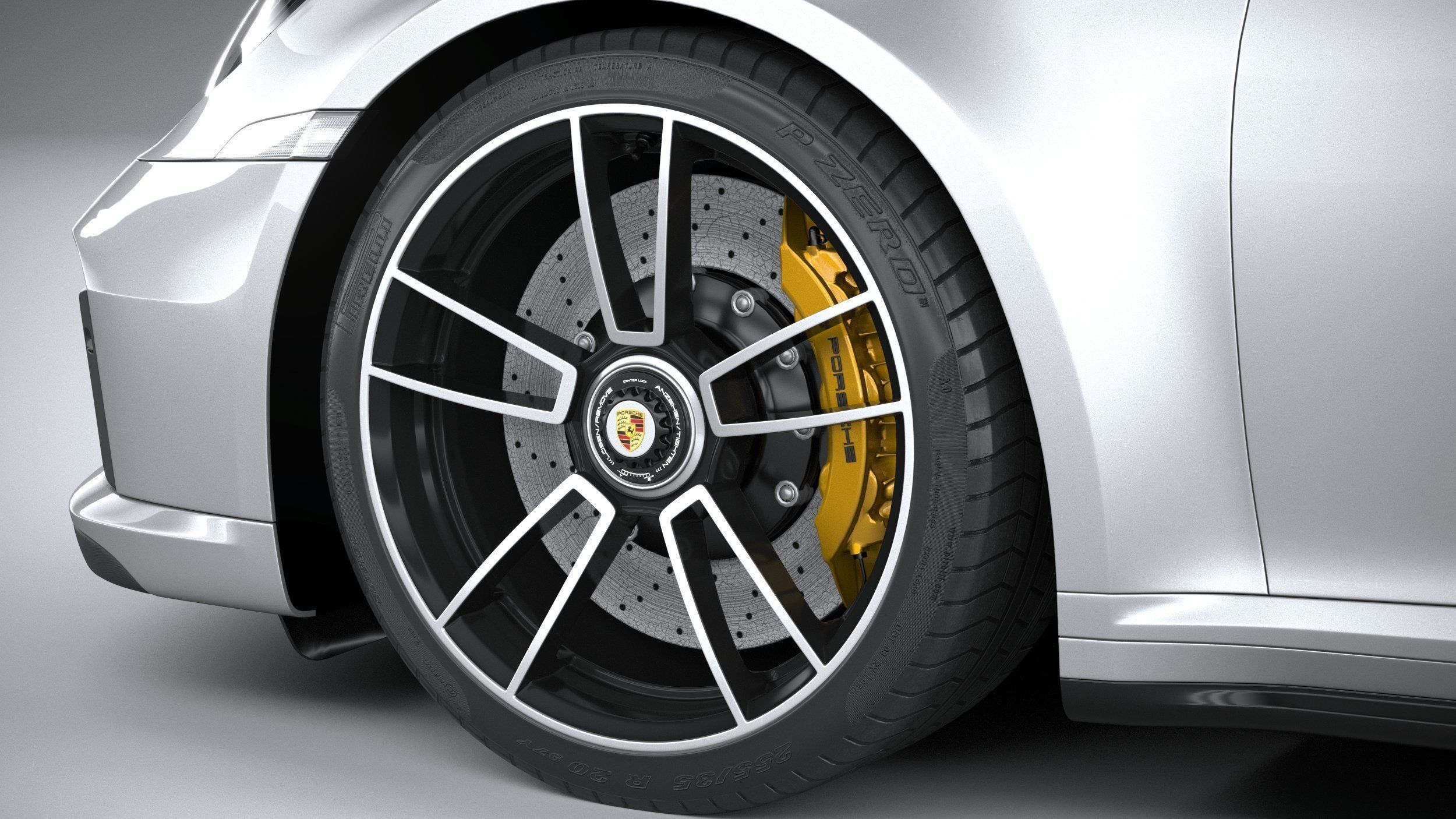 Porsche 911 Turbo S Cabrio 2021 3D model_16