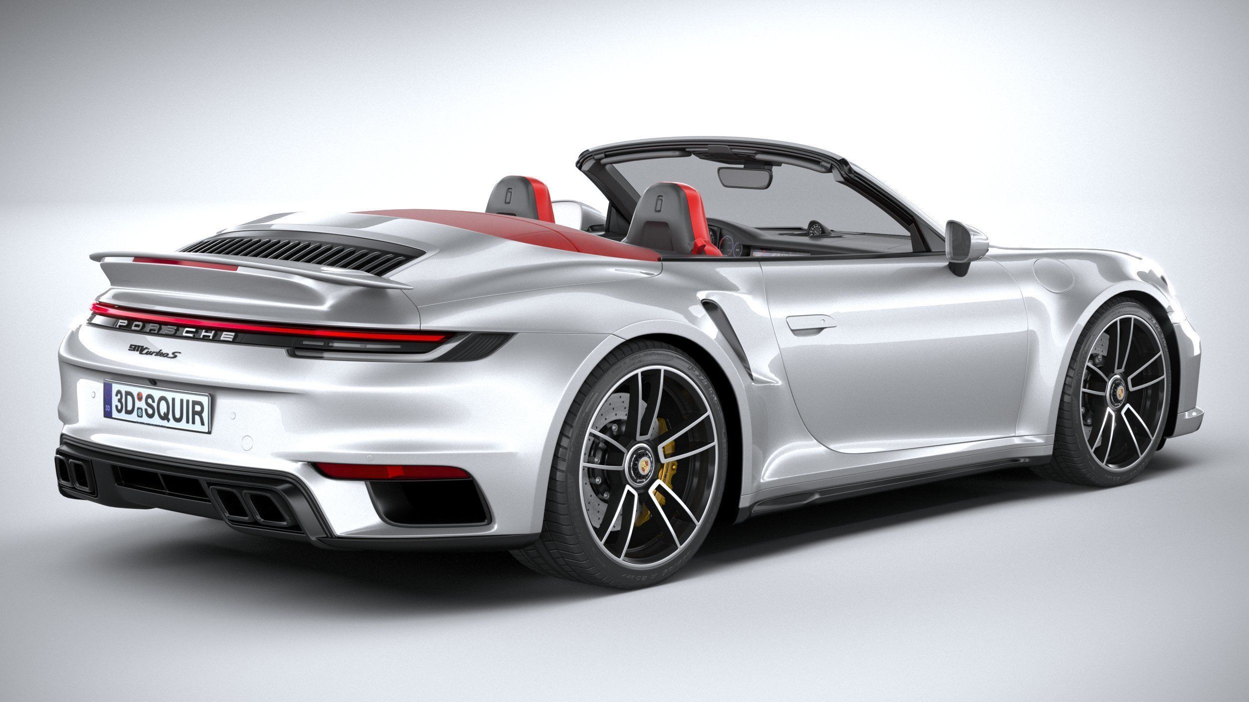 Porsche 911 Turbo S Cabrio 2021 3D model_17