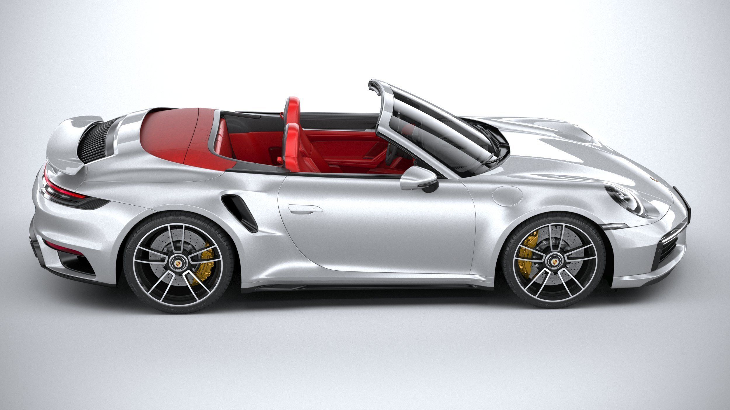 Porsche 911 Turbo S Cabrio 2021 3D model_11