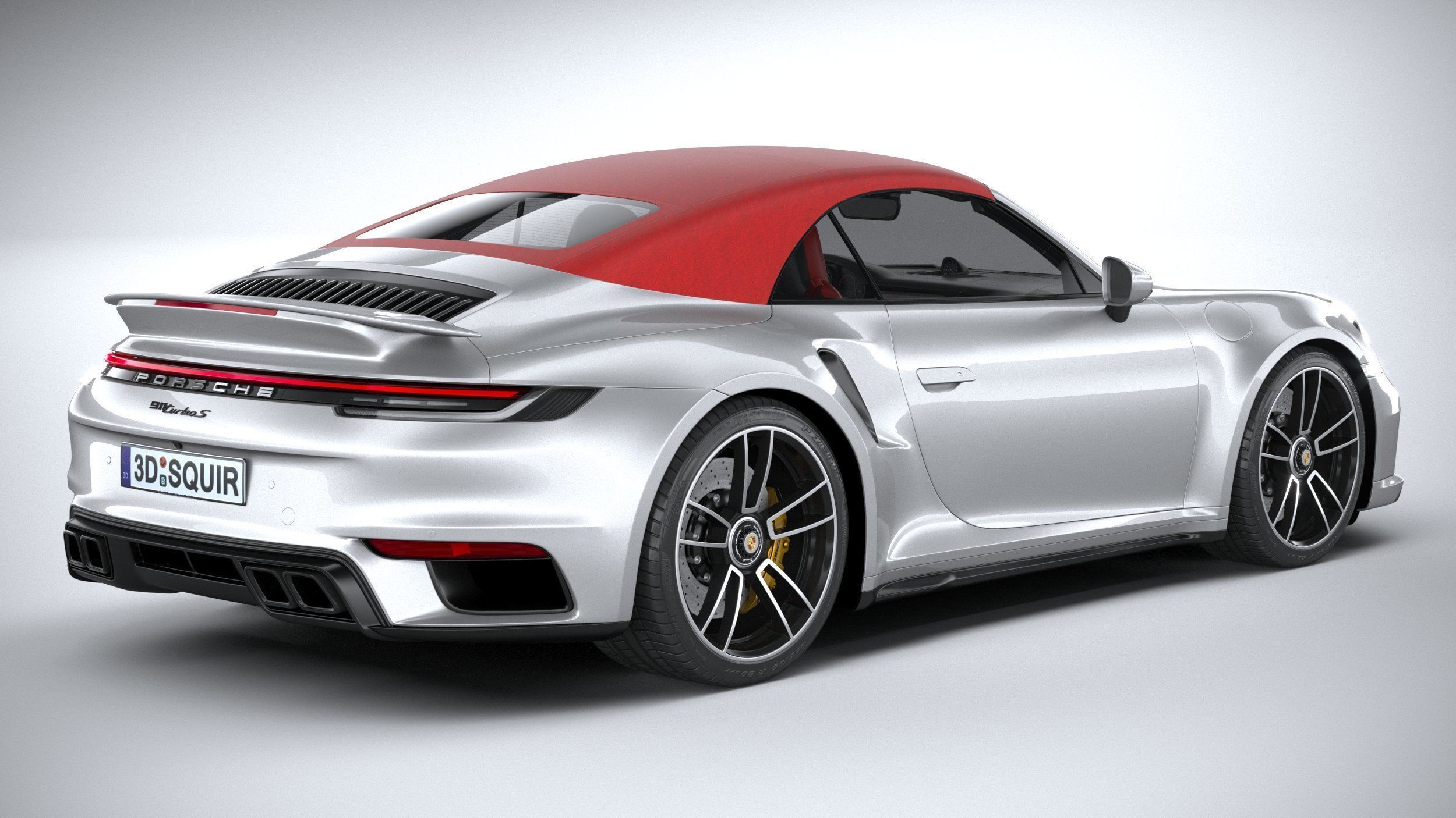 Porsche 911 Turbo S Cabrio 2021 3D model_40